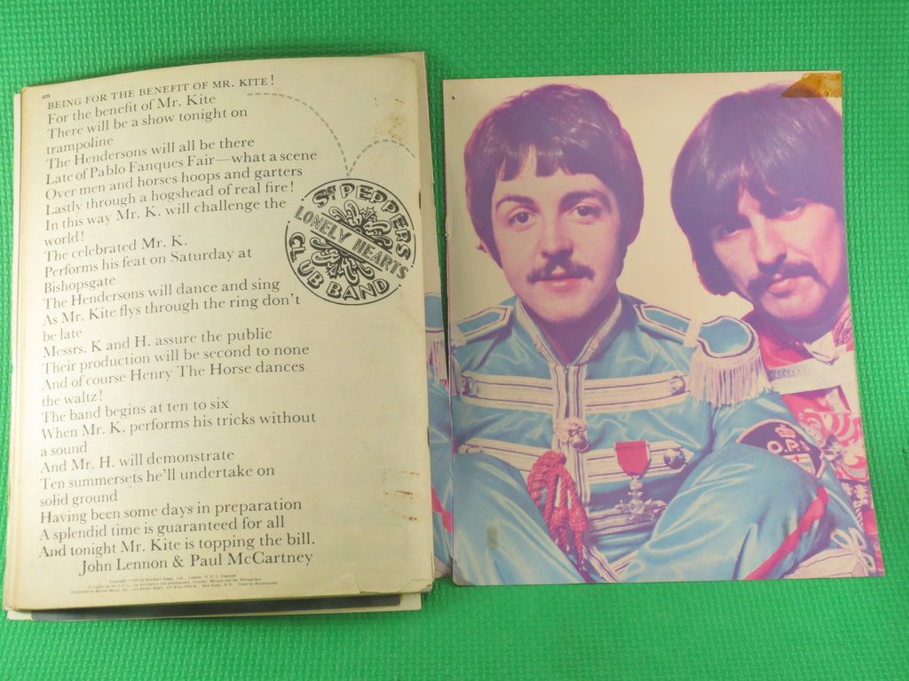 The Beatles – Sgt. Pepper's Lonely Hearts Club Band Sheet Music Book (1967)