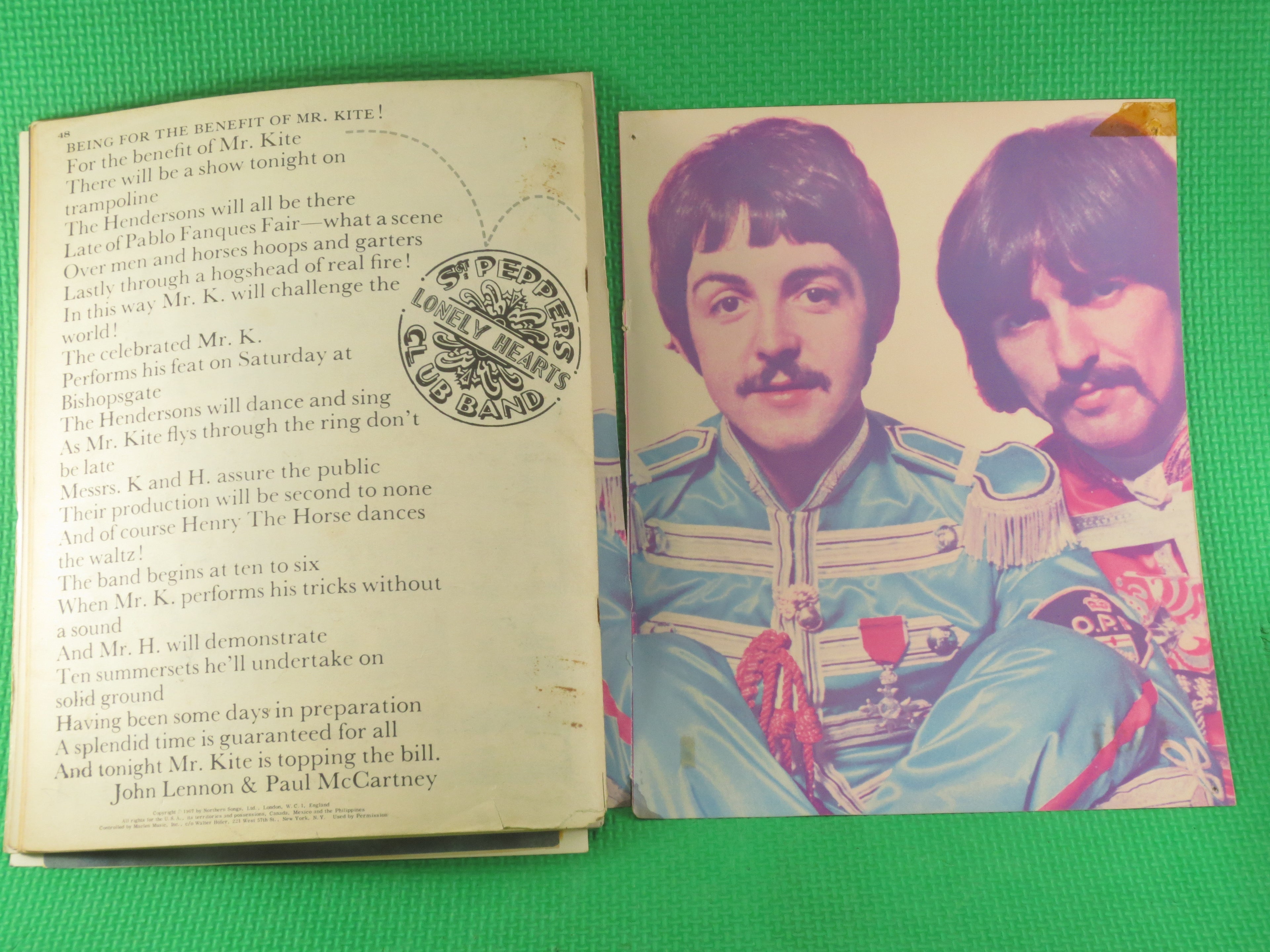 The Beatles – Sgt. Pepper's Lonely Hearts Club Band Sheet Music Book (1967)