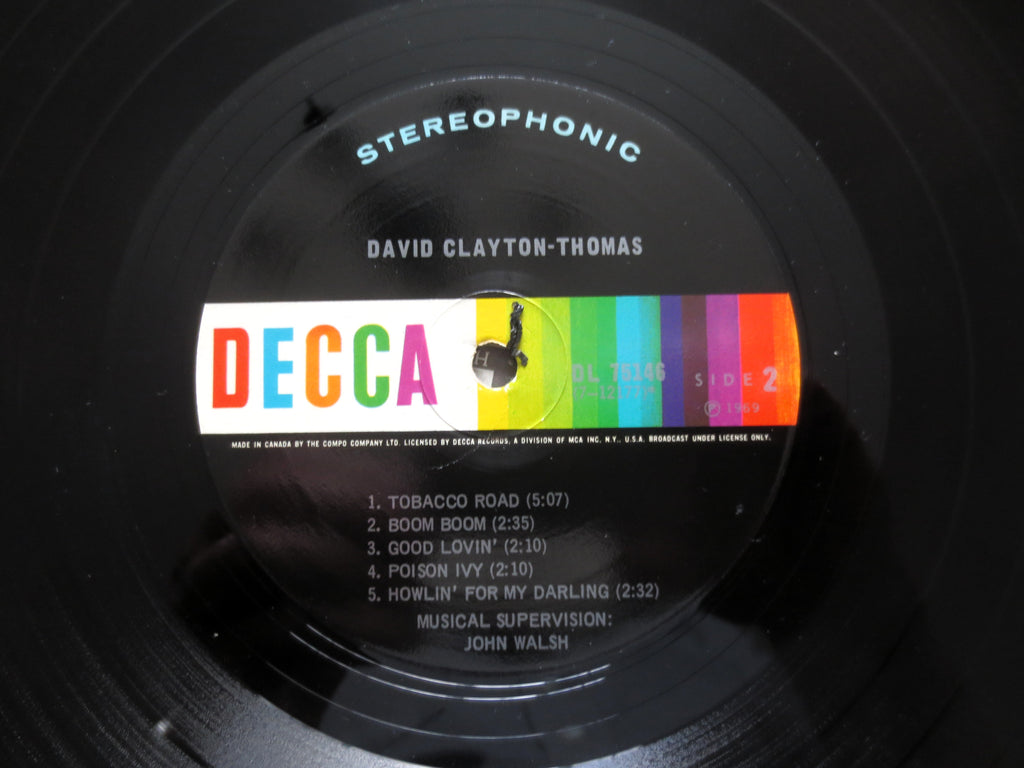 David Clayton-Thomas – David Clayton-Thomas (1969) Vinyl LP