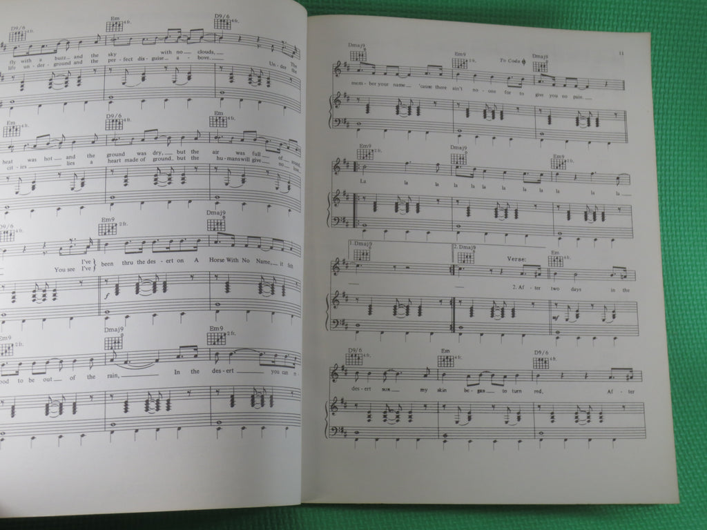America – Greatest Hits Sheet Music Book