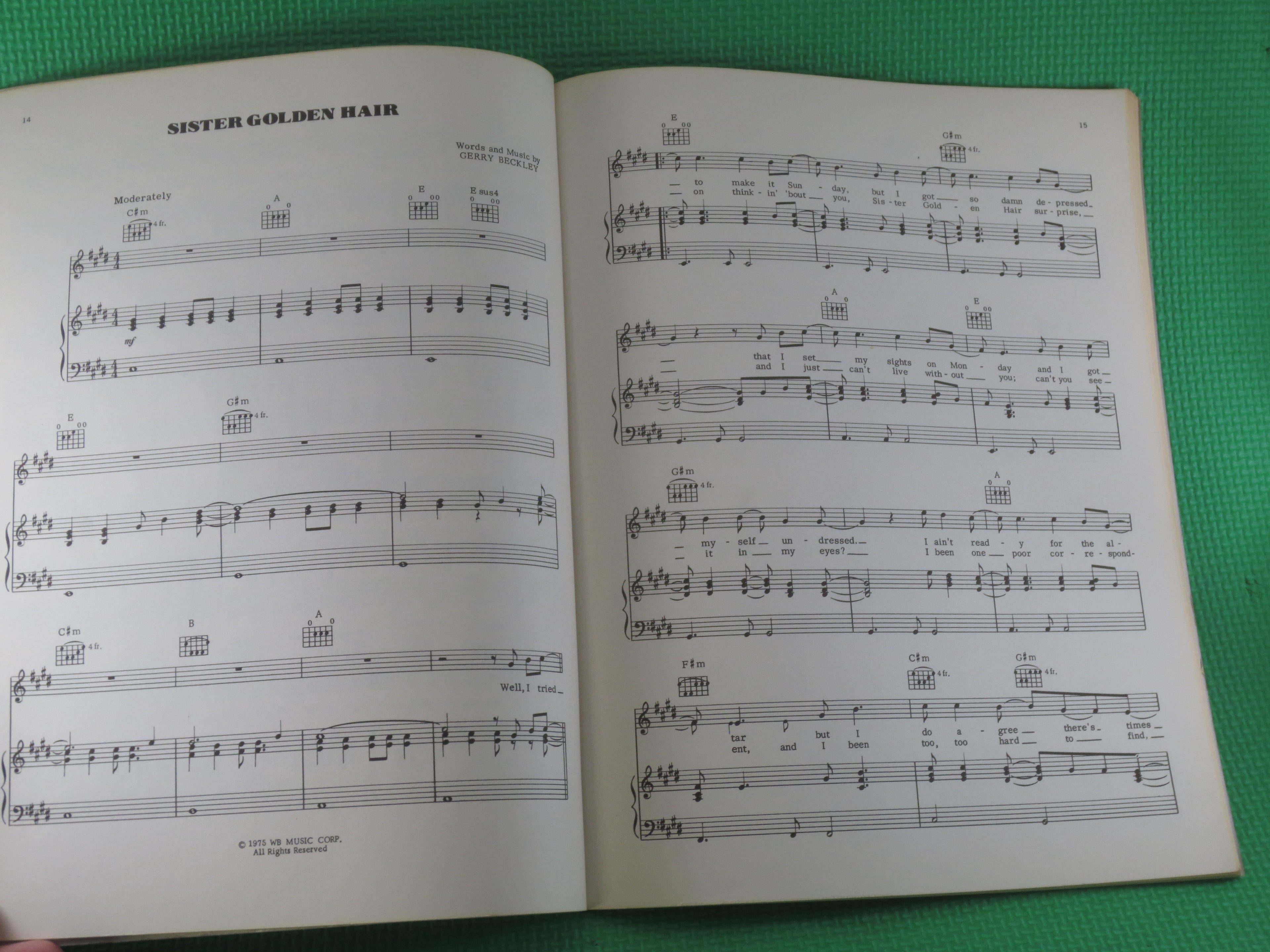 America – Greatest Hits Sheet Music Book