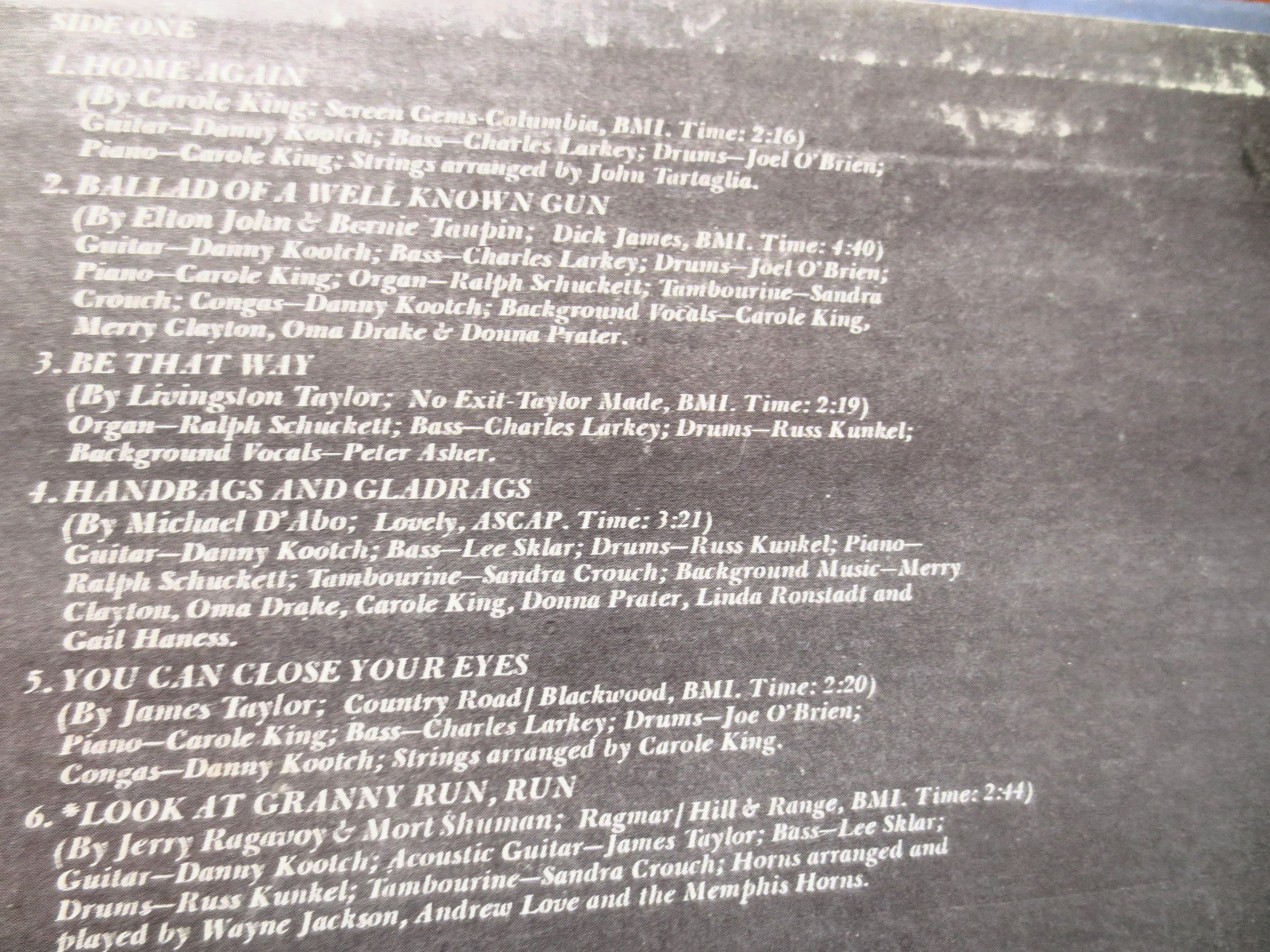 Kate Taylor – Sister Kate (1971) Vinyl LP