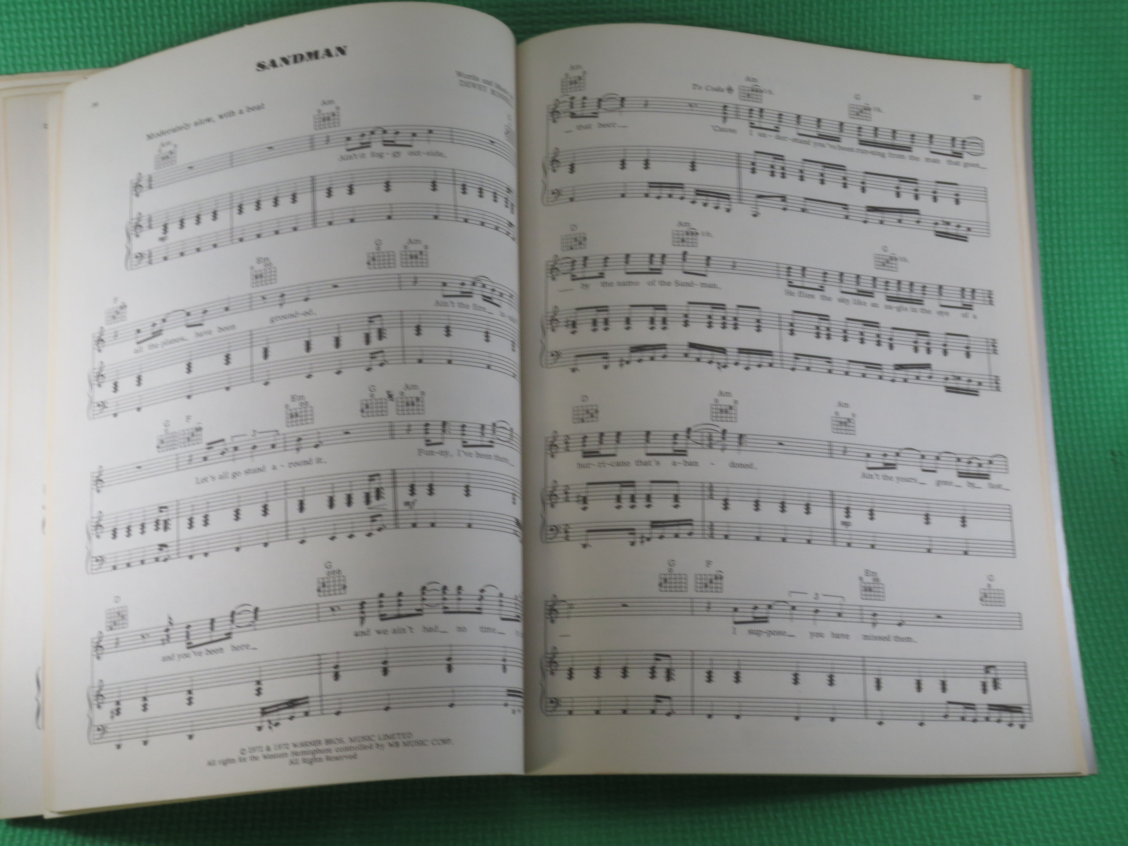 America – Greatest Hits Sheet Music Book