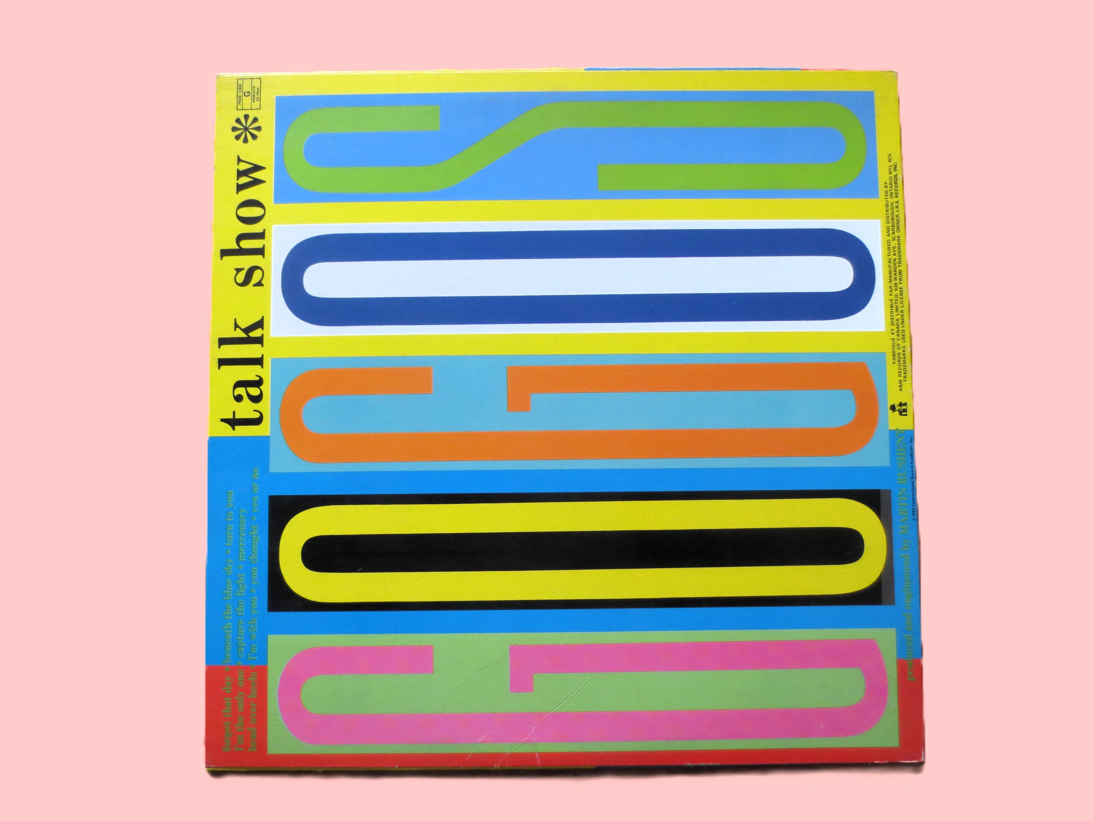 The Go-Go's – Talk Show (1984) Vinyl LP