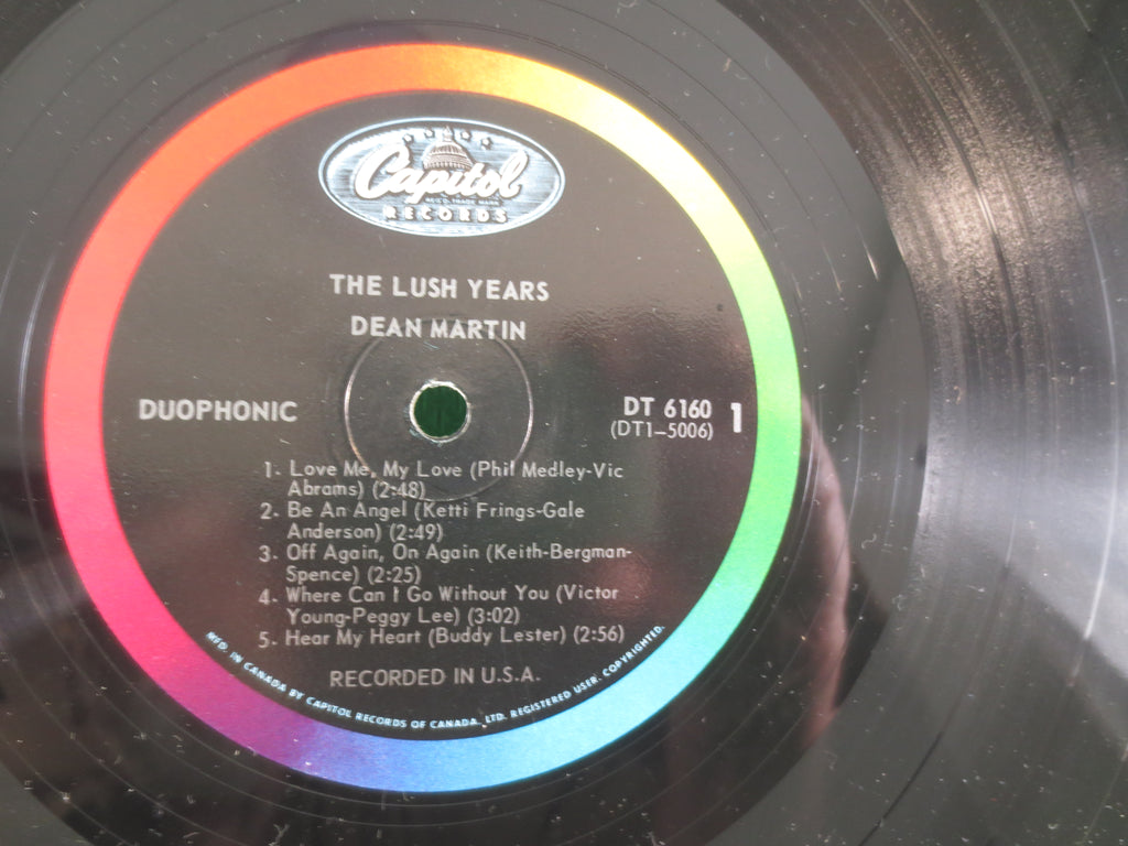 Dean Martin – The Lush Years (1965) Vinyl LP