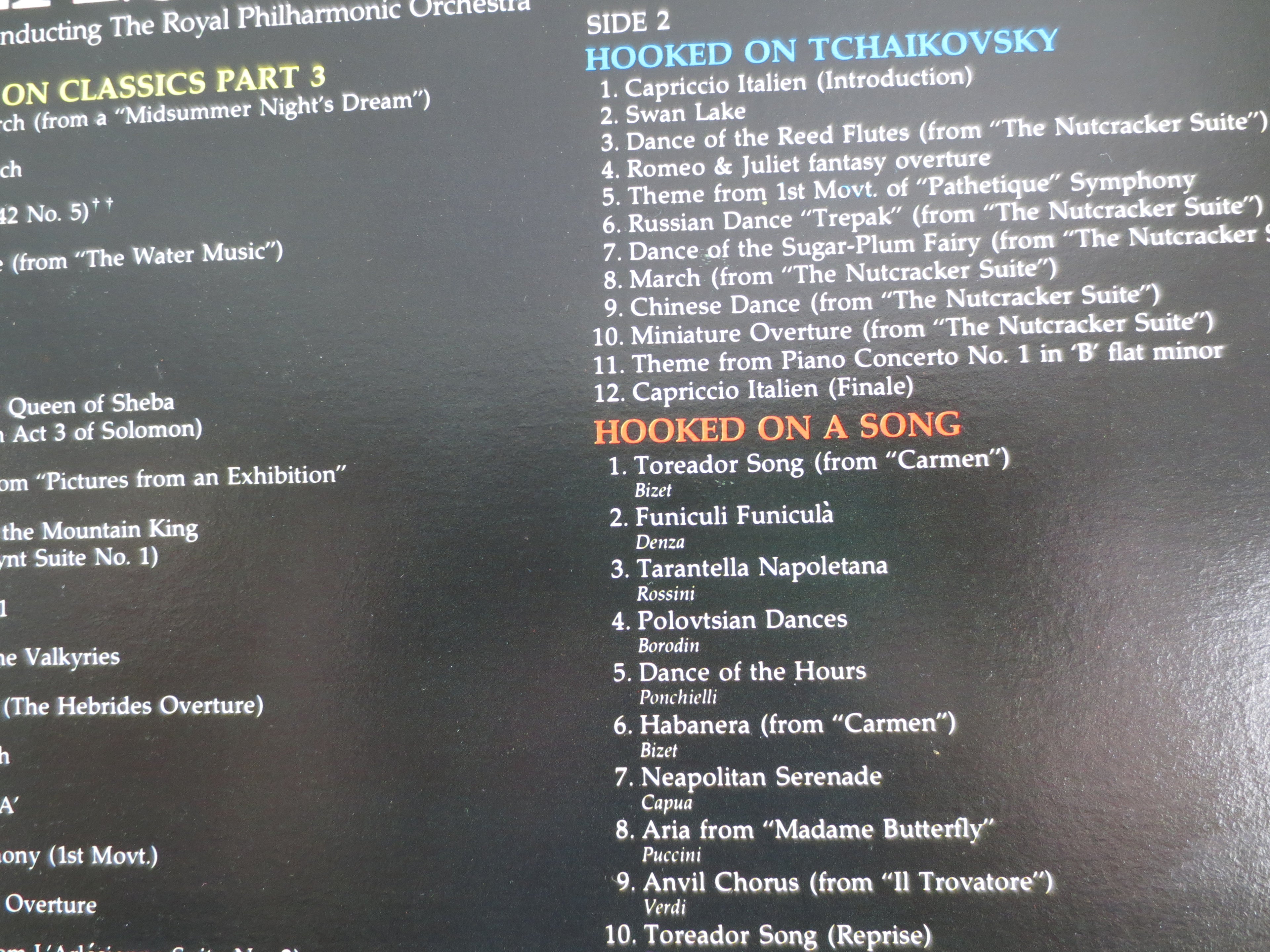 HOOKED ON CLASSICS, Pop Album, Classical Pop, Vintage Vinyl, Vintage Album, Classical Album, Classical Vinyl, 1981 Records