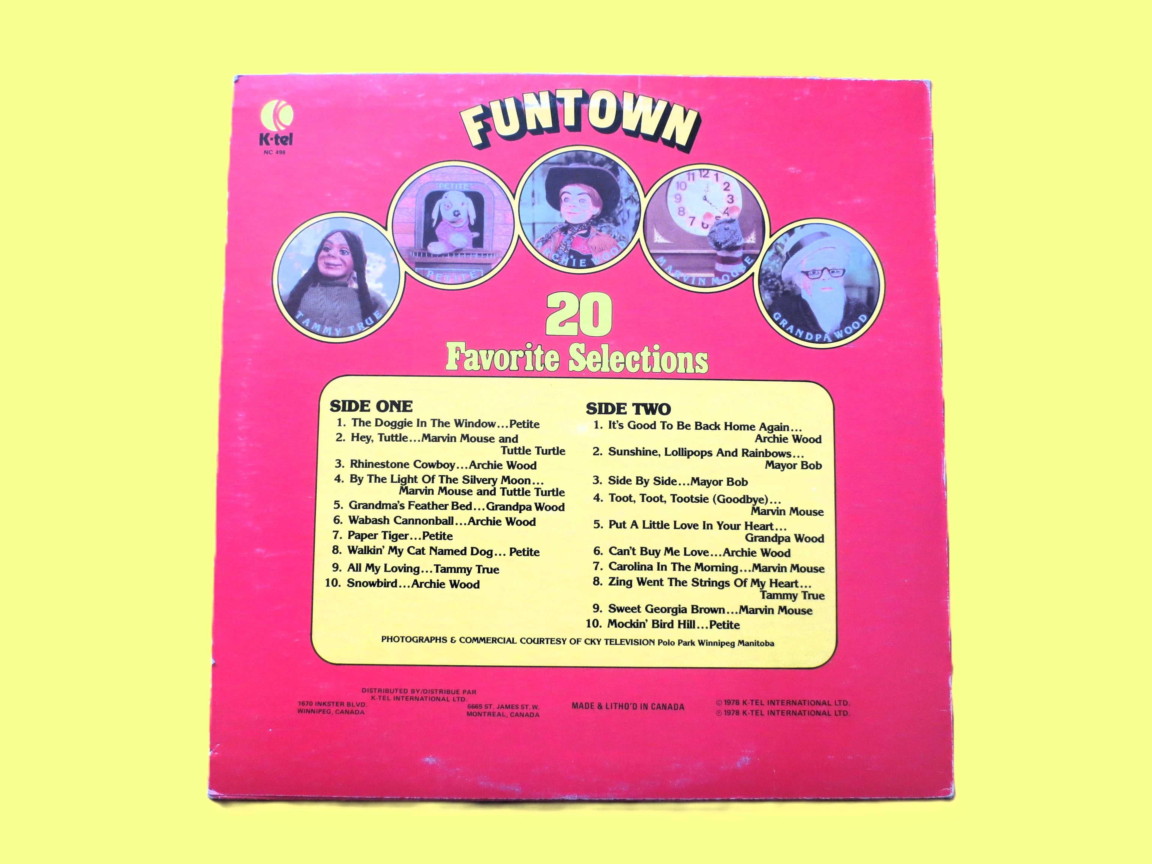 K-Tel – Funtown (1978) Vinyl LP
