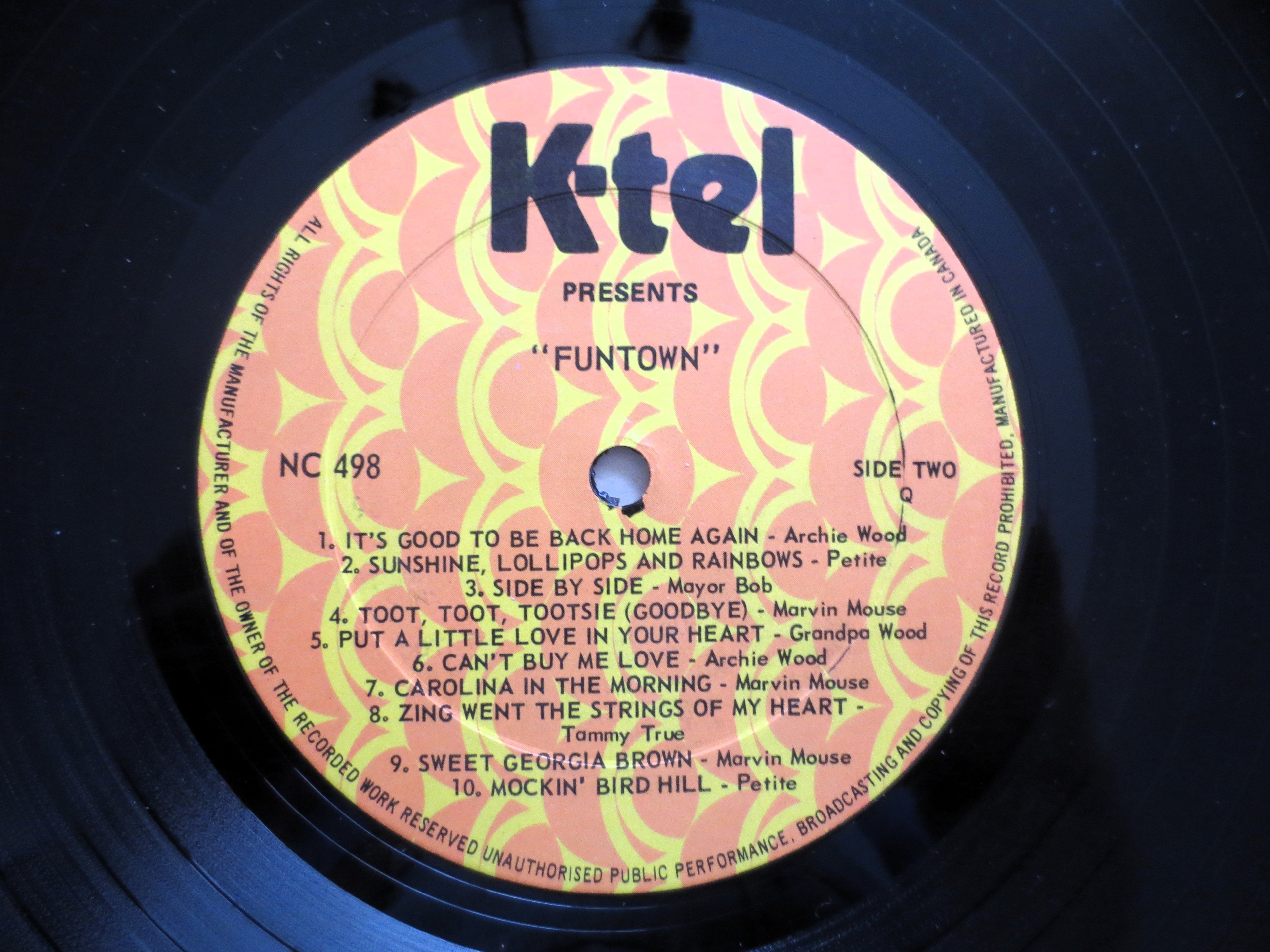 K-Tel – Funtown (1978) Vinyl LP