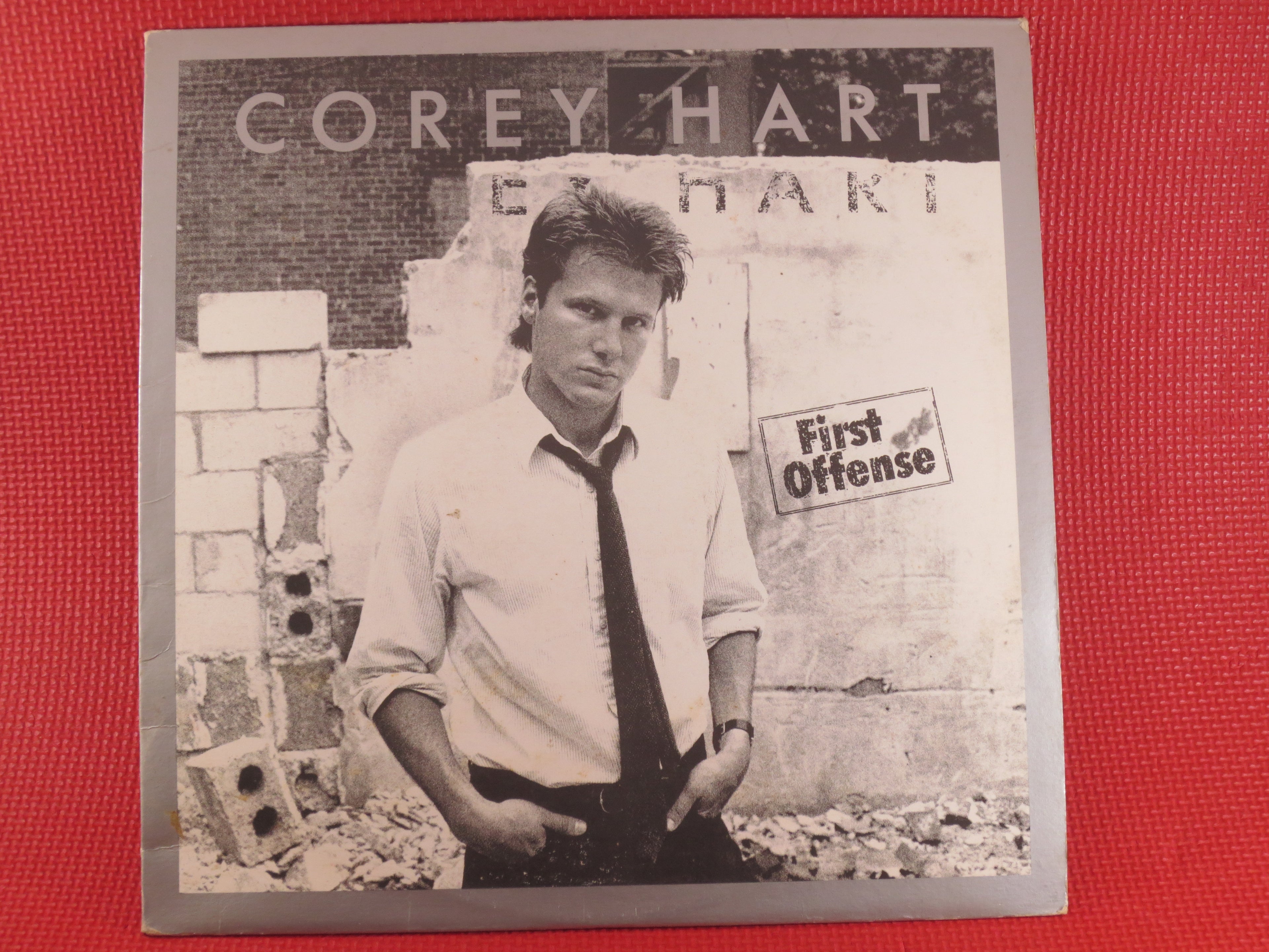 COREY HART, First Offense, Vintage Album, 1983 Record, Vinyl Lp