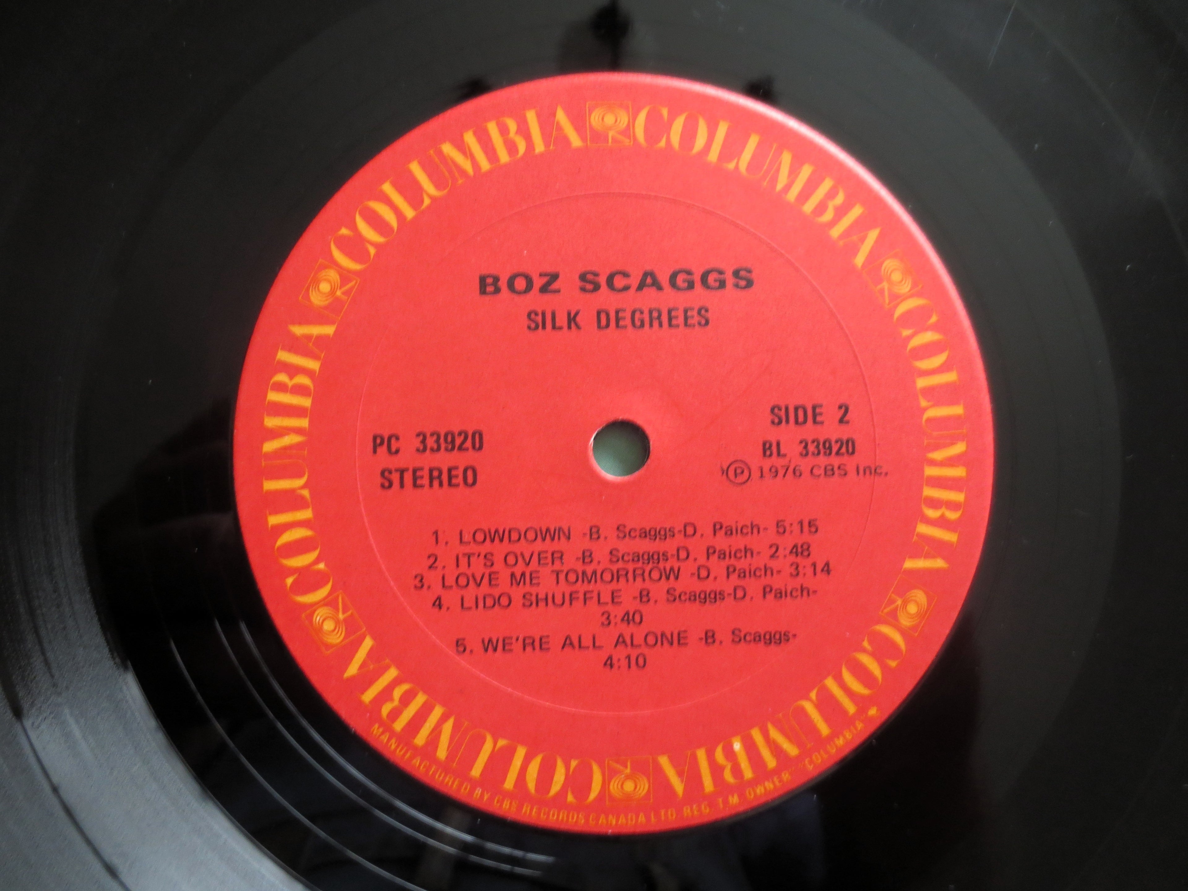 Boz Scaggs – Silk Degrees (1976) Vinyl LP