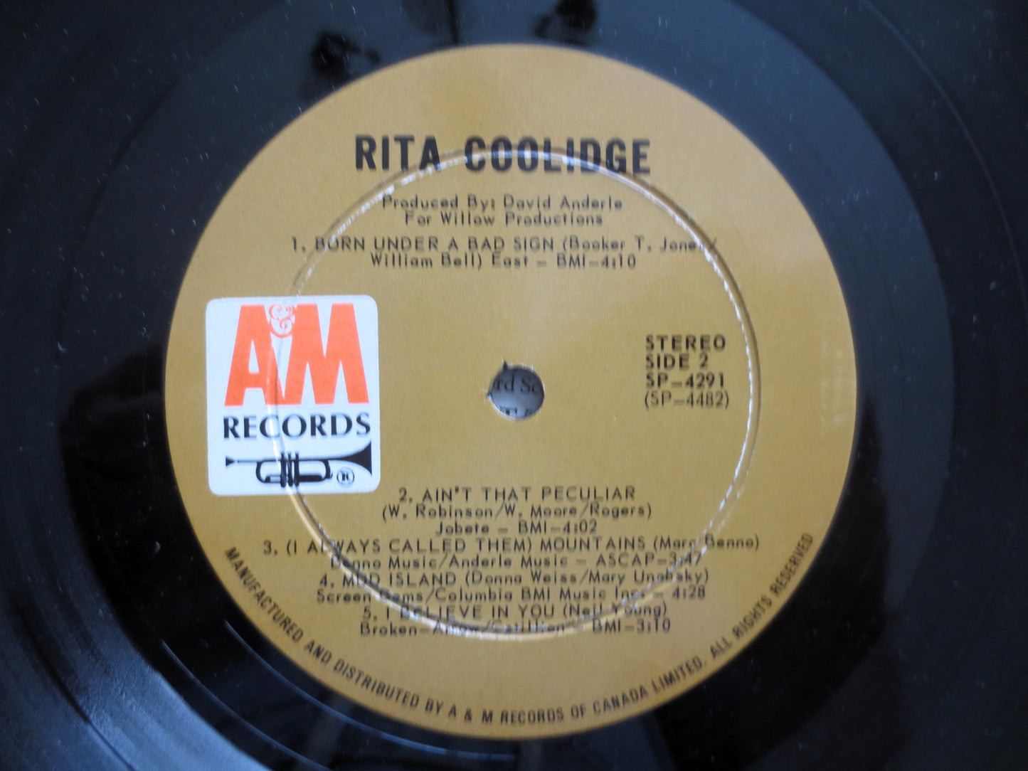 RITA COOLIDGE, Debut Album, 1971 Record, Vinyl Lp