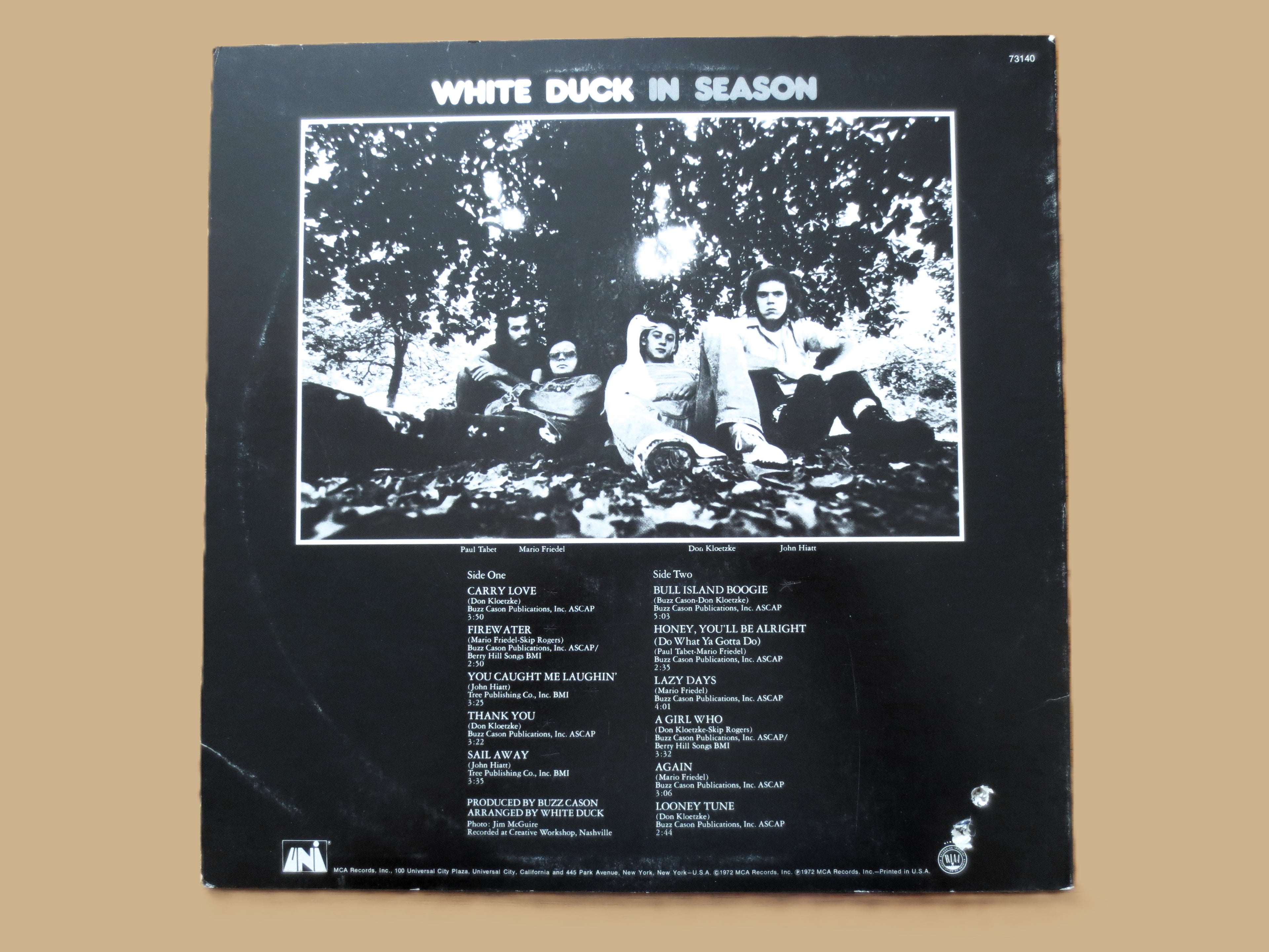 White Duck – In Season (1973) Vinyl LP