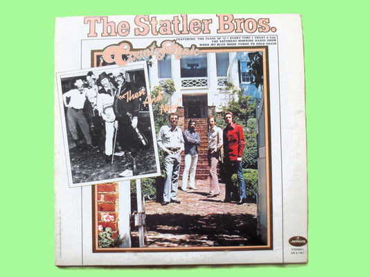 The STATLER BROTHERS, Then and Now, Vintage Album, 1972 Record, Vinyl Lp