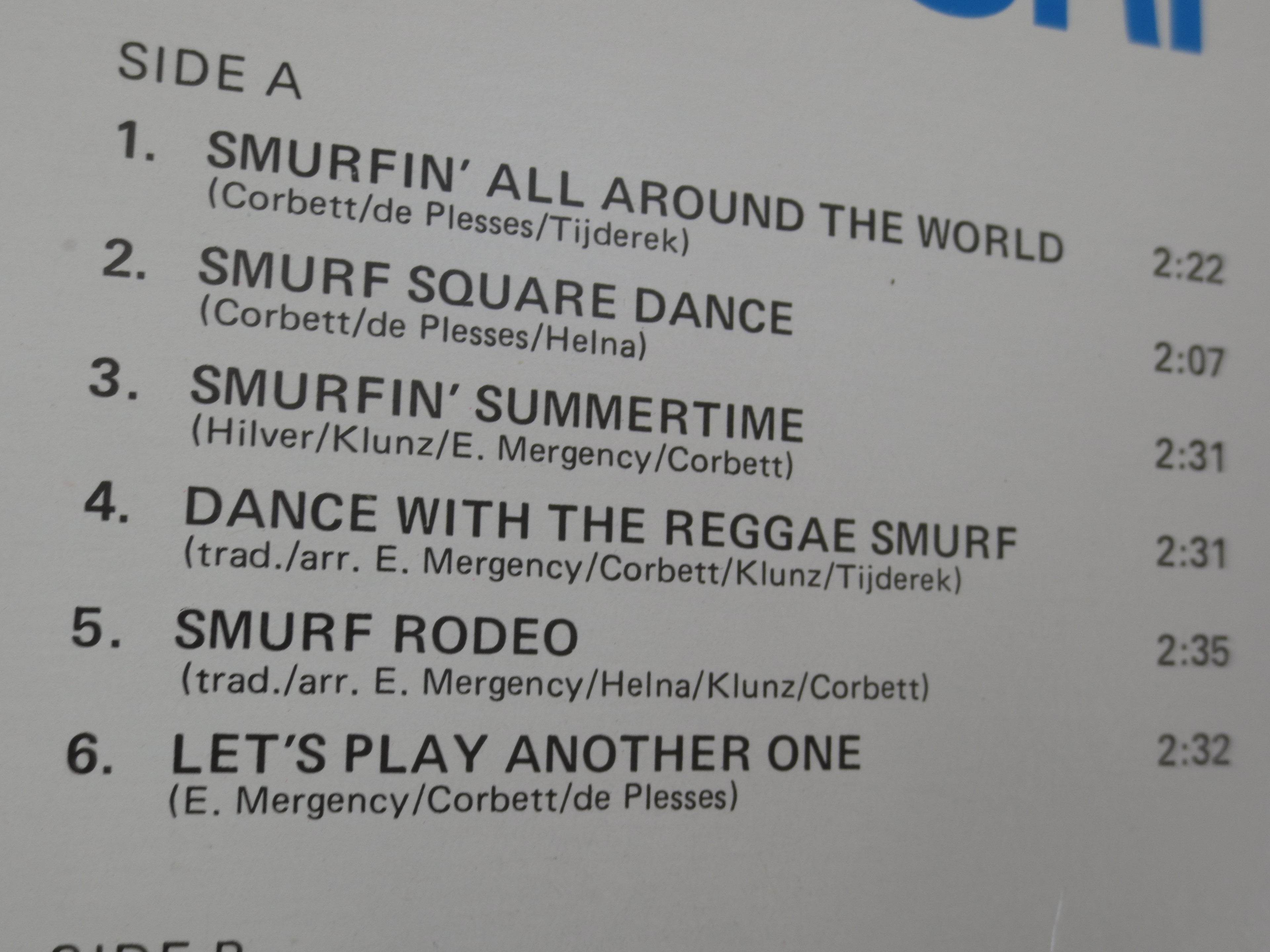 The SMURFS, BEST of FRIENDS, Children's Records, Vintage Vinyl, Kids Records, Vinyl Record, Vinyl, Records, Vintage Records, 1982 Records