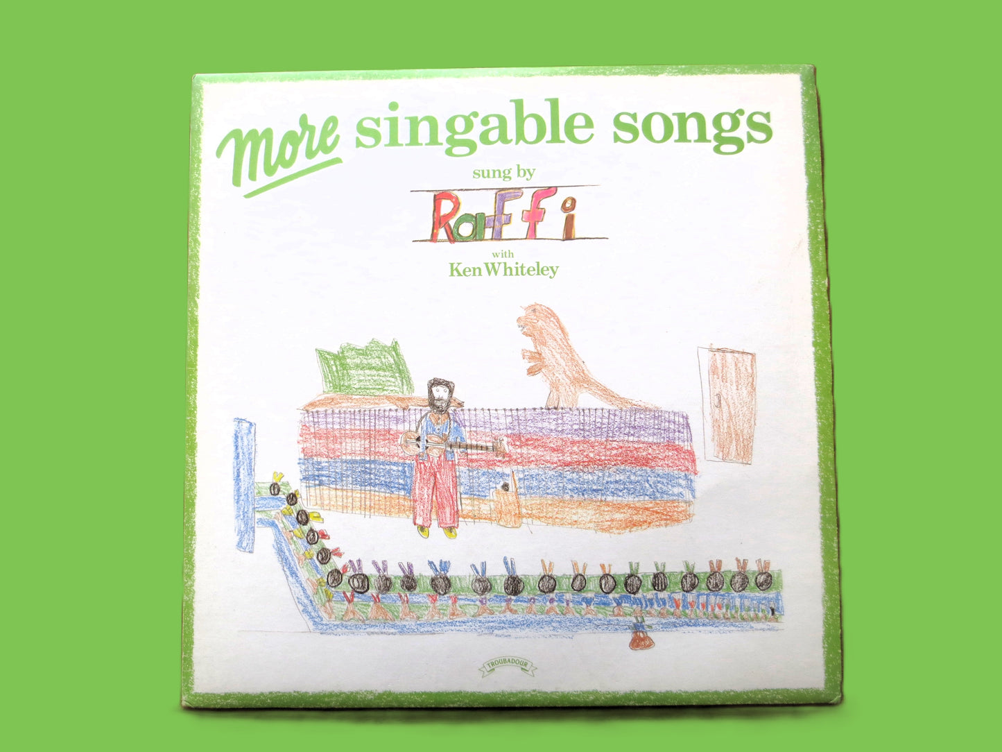 RAFFI, More SINGABLE SONGS, Children's Album, 1977 Record, Vinyl Lp