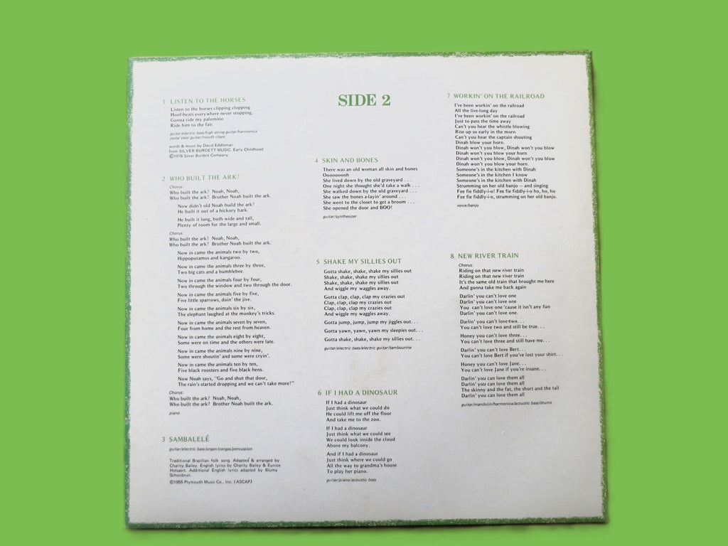 Raffi – More Singable Songs for the Very Young (1977) Vinyl LP