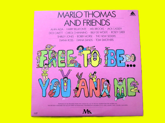 MARLO THOMAS, FREE To Be You and Me, Children's Album, 1972 Record, Vinyl