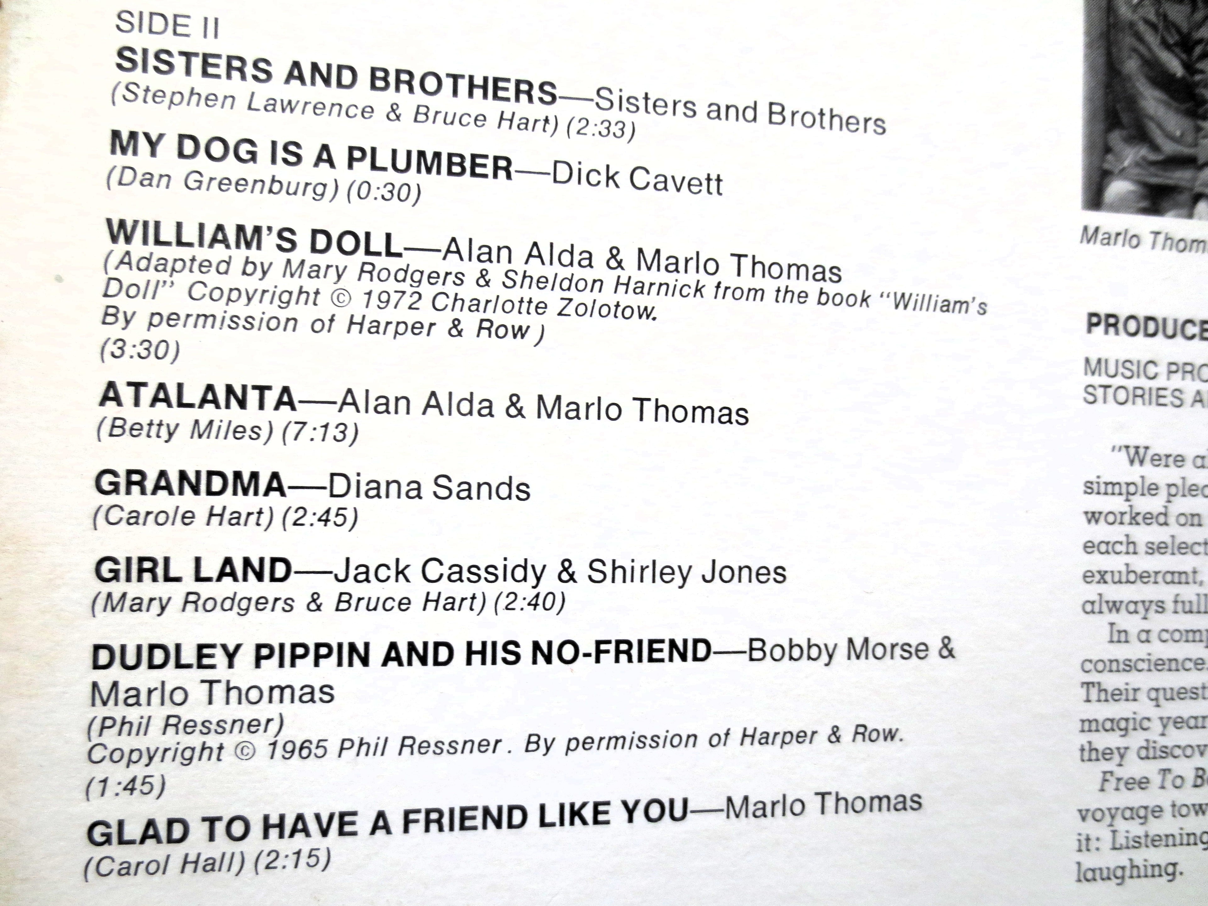 Marlo Thomas – Free to Be… You and Me (1972) Vinyl LP