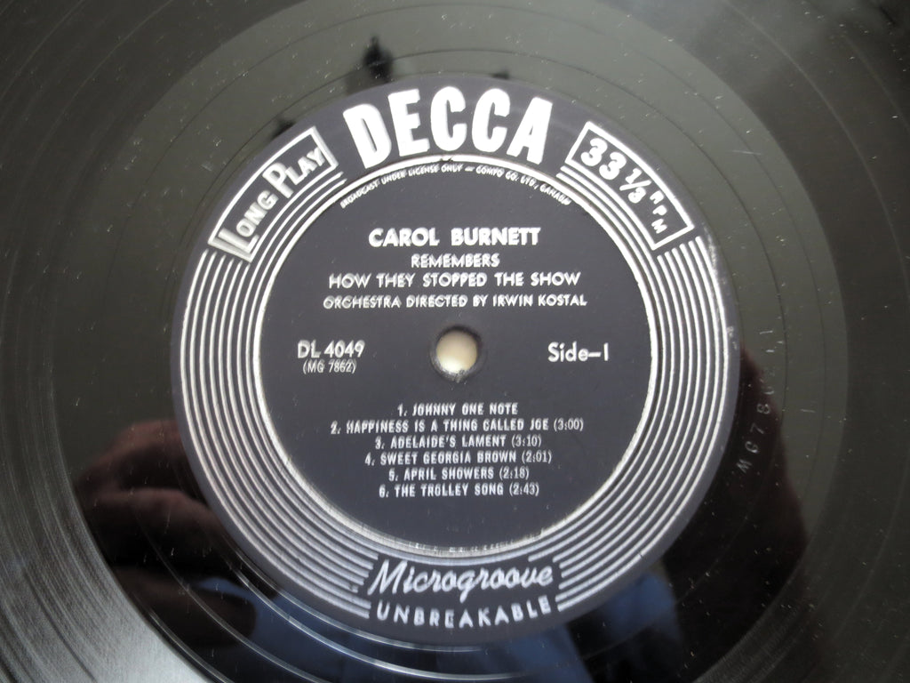 Carol Burnett – Carol Burnett Remembers How They Stopped the Show (1961) Vinyl LP