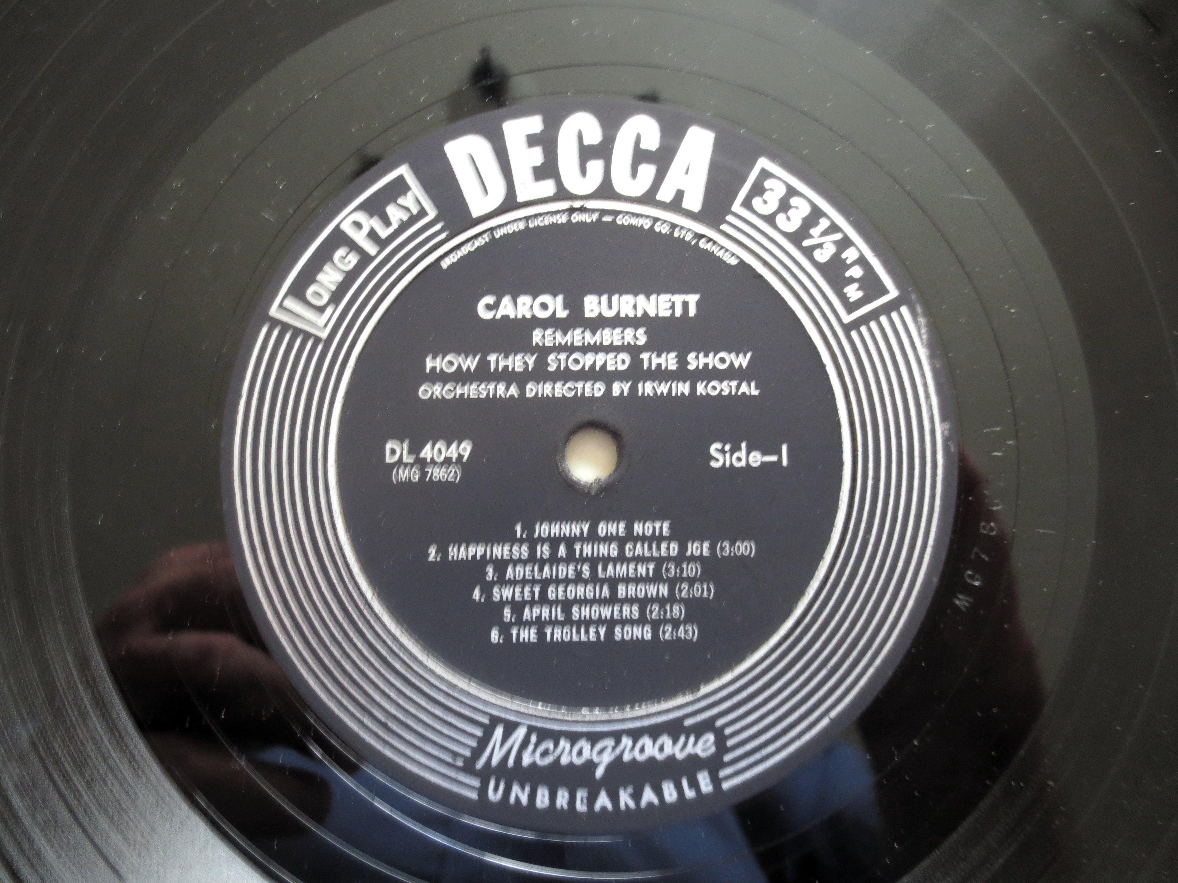 Carol Burnett – Carol Burnett Remembers How They Stopped the Show (1961) Vinyl LP