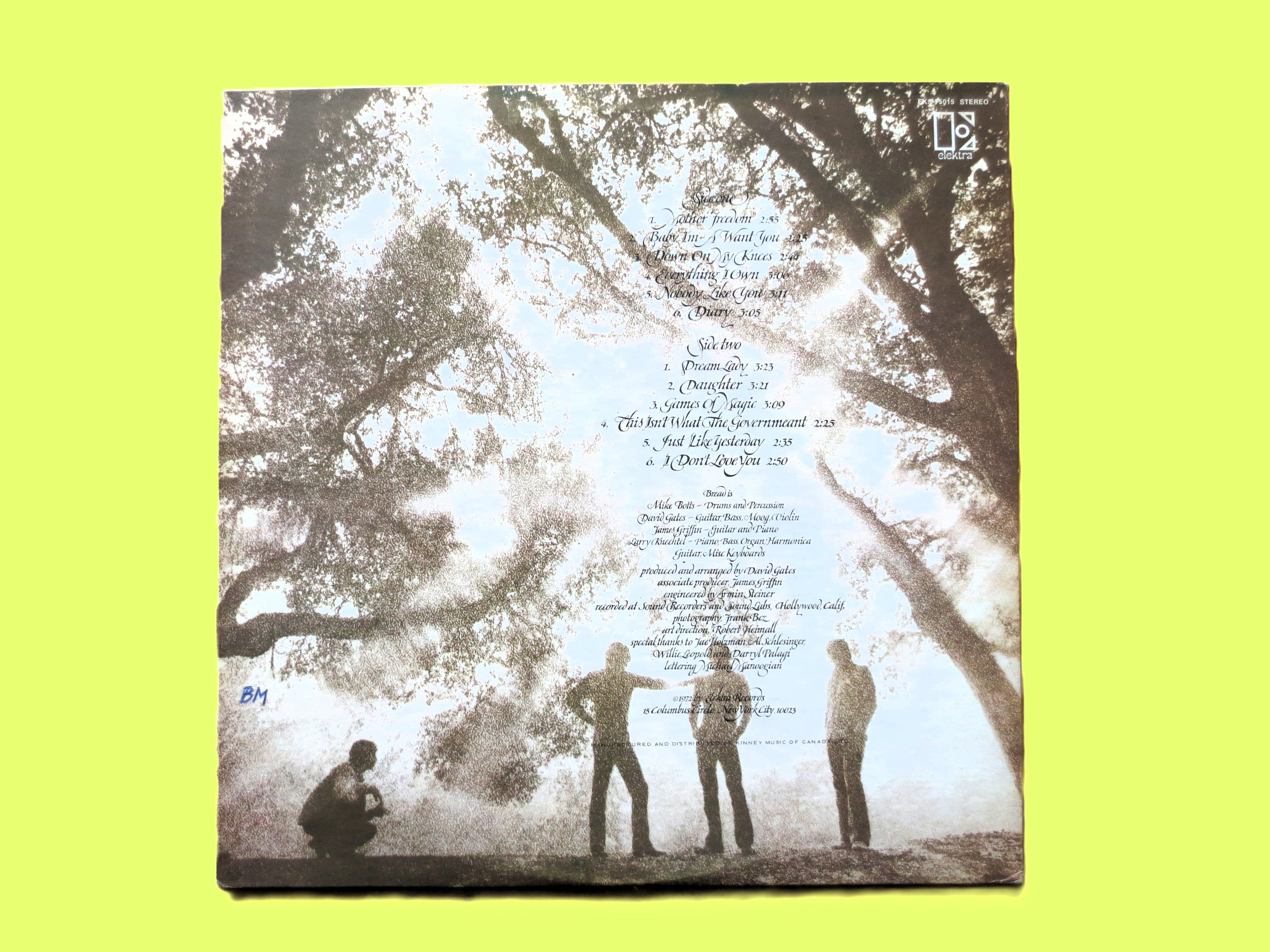 Bread – Baby I'm-a Want You (1972) Vinyl LP