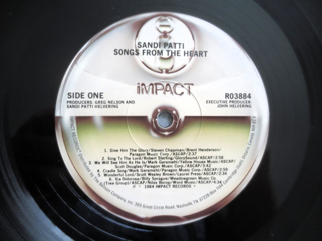 Sandi Patti – Songs from the Heart (1984) Vinyl LP