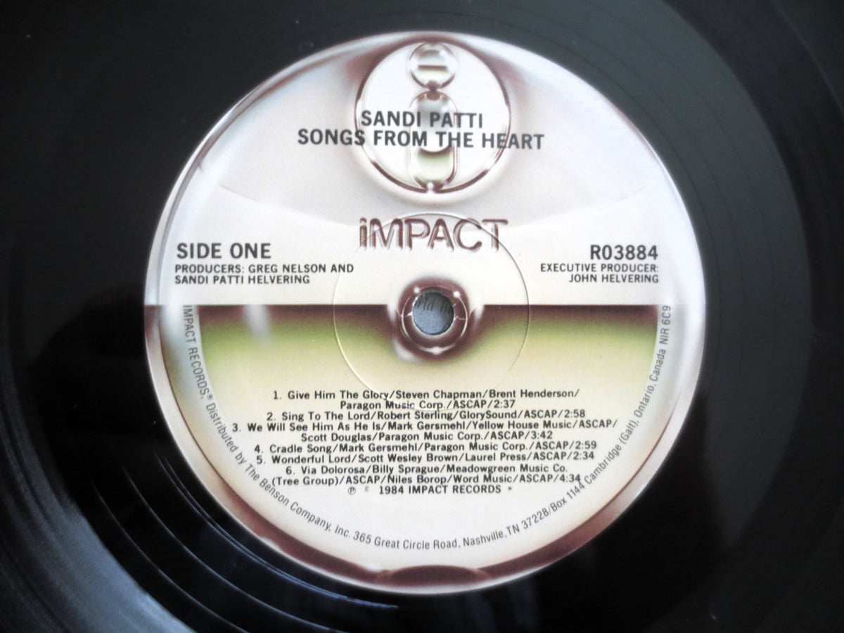 Sandi Patti – Songs from the Heart (1984) Vinyl LP