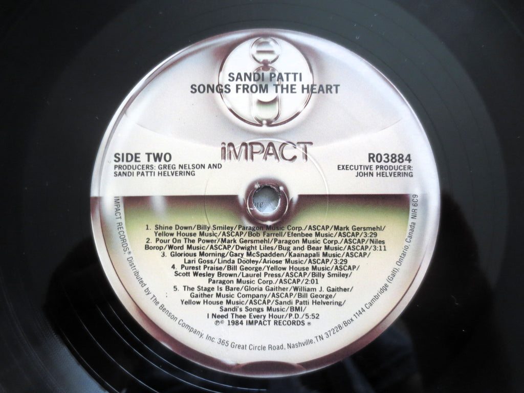 Sandi Patti – Songs from the Heart (1984) Vinyl LP