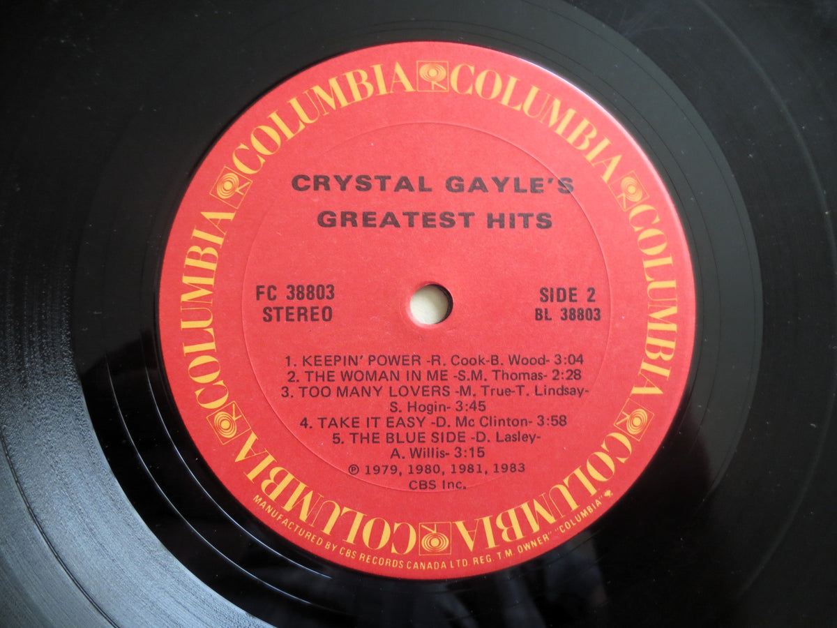 Crystal Gayle – Greatest Hits (1983) Vinyl LP