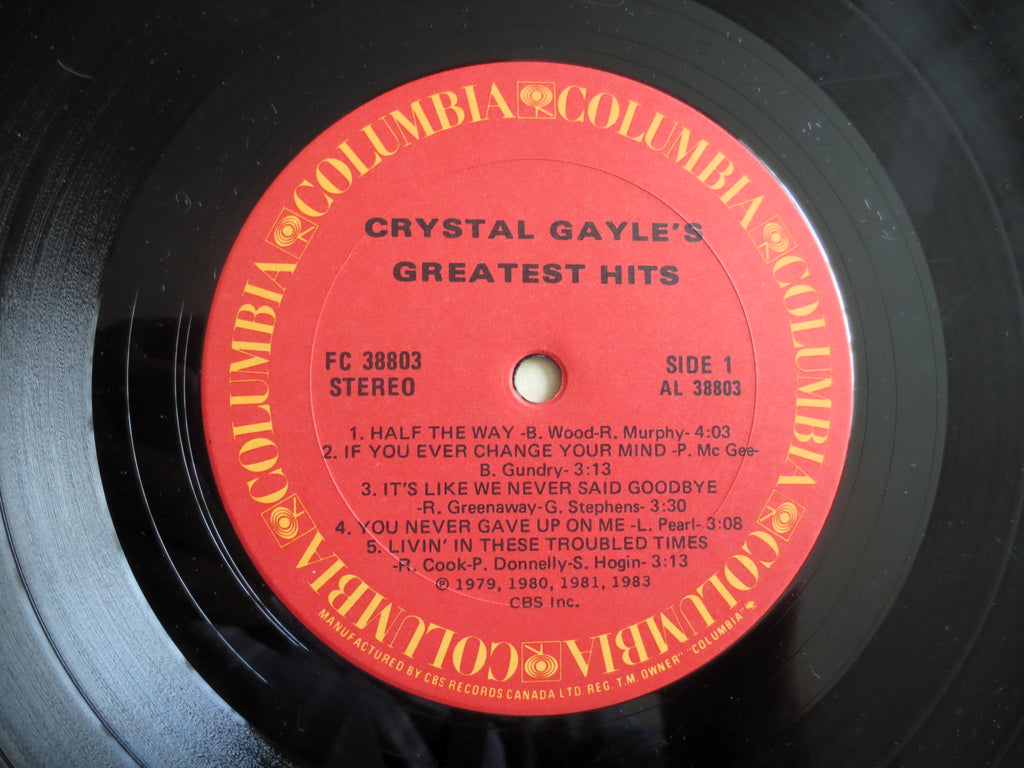 Crystal Gayle – Greatest Hits (1983) Vinyl LP