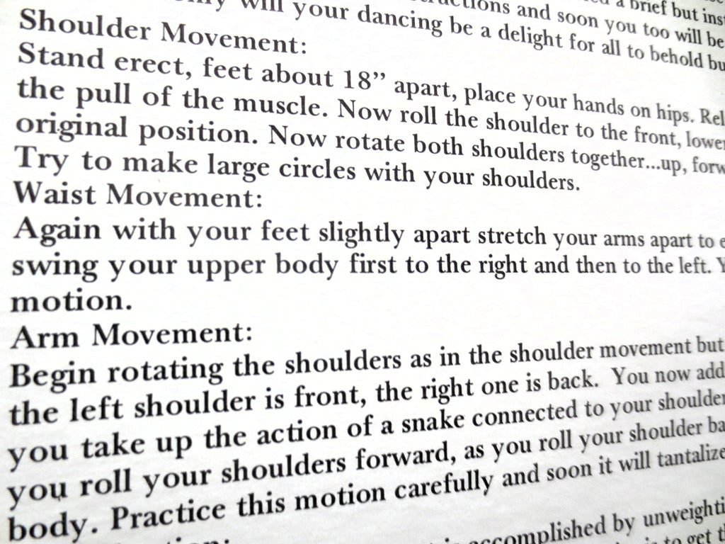 Belly Dance – The Wild Music and the How To (1966) Vinyl LP
