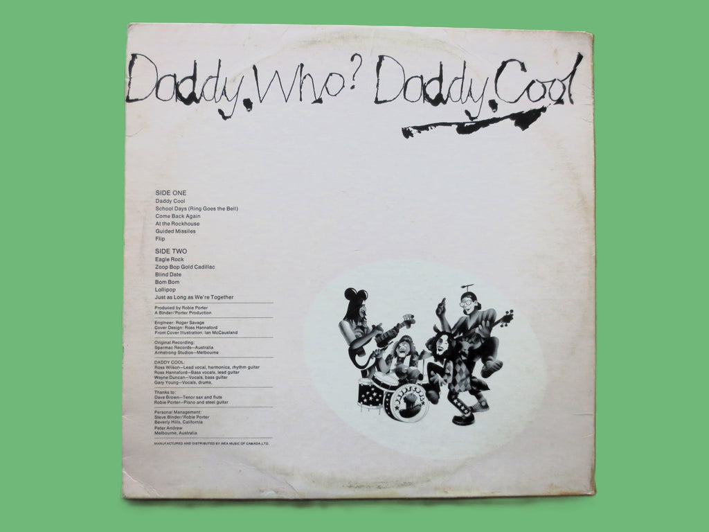 Daddy Cool – Daddy Who? Daddy Cool (1971) Vinyl LP