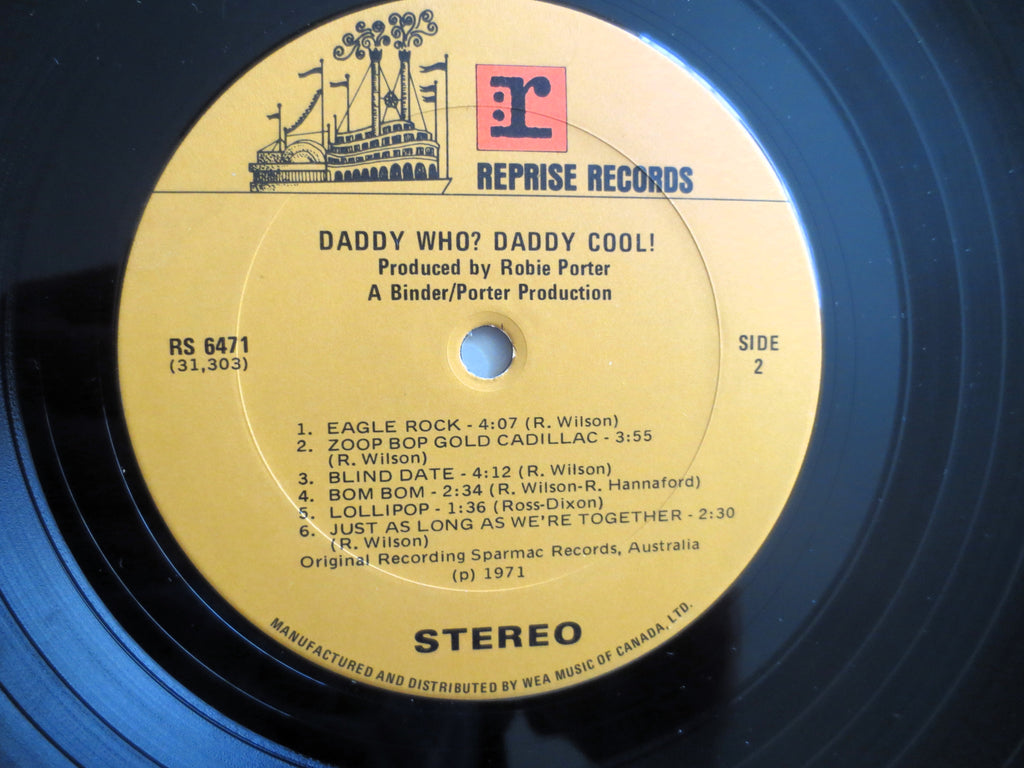 Daddy Cool – Daddy Who? Daddy Cool (1971) Vinyl LP