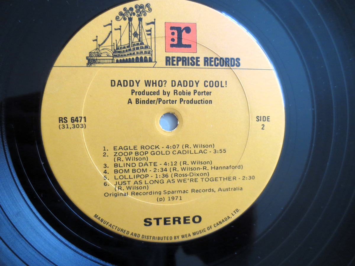 Daddy Cool – Daddy Who? Daddy Cool (1971) Vinyl LP