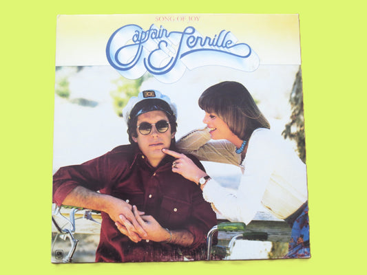 CAPTAIN and TENNILLE, Song of Joy, Vintage Album, 1976 Record, Vinyl Lp