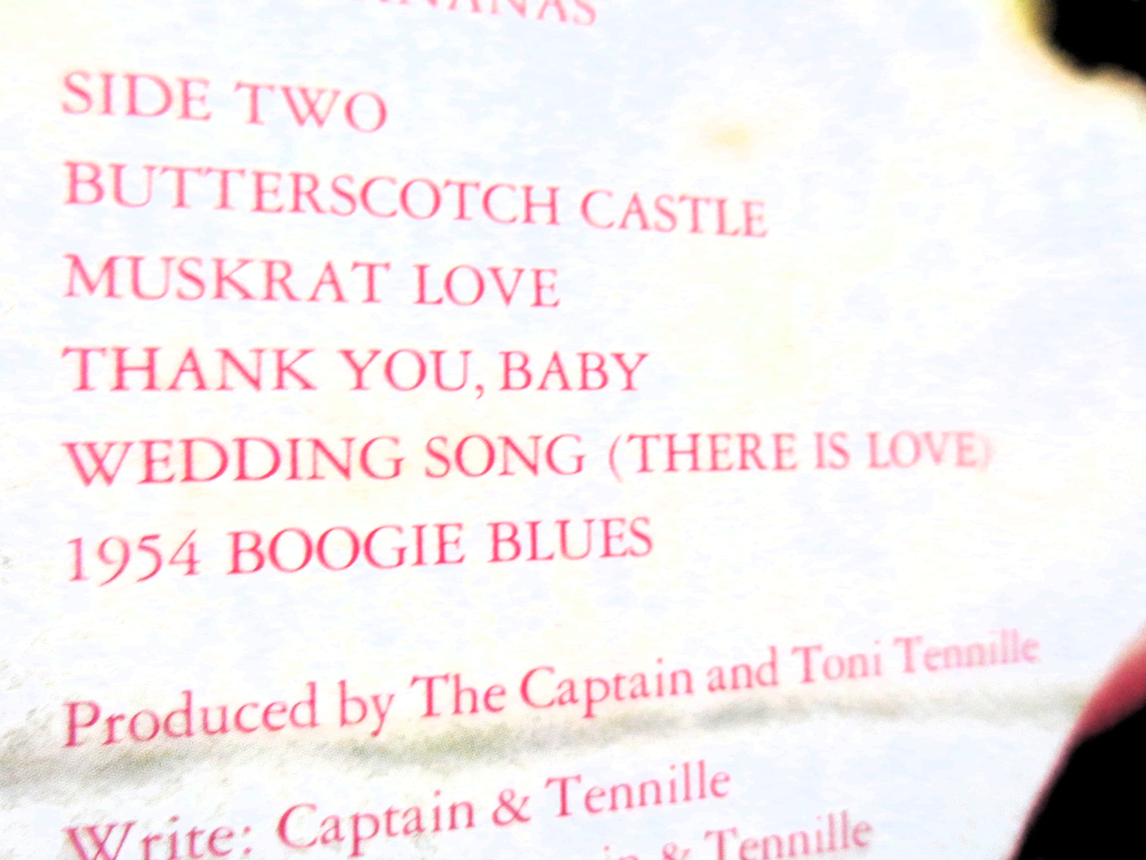 Captain & Tennille – Song of Joy (1976) Vinyl LP