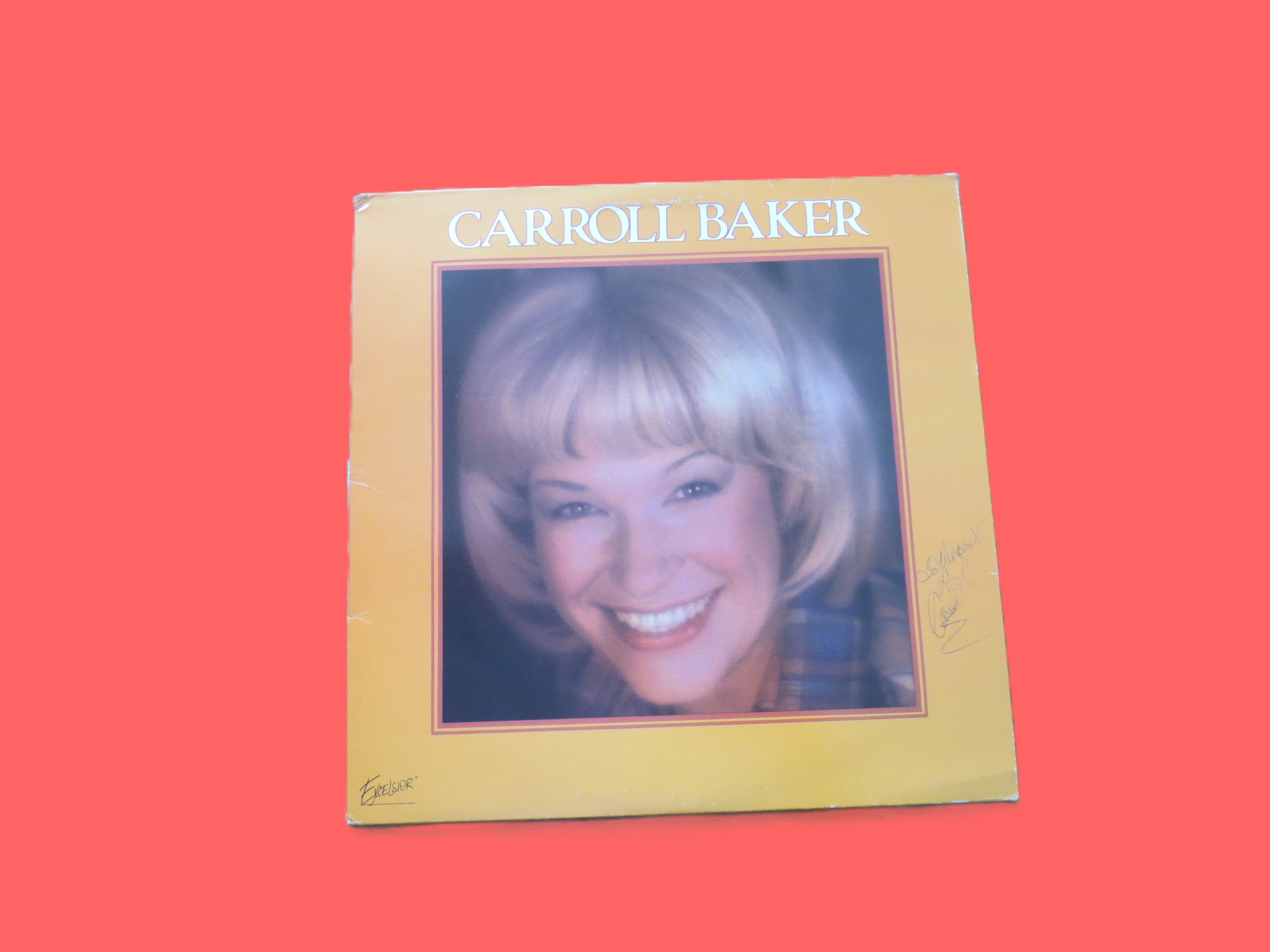 Carroll Baker – Carroll Baker (1971) Vinyl LP – Autographed