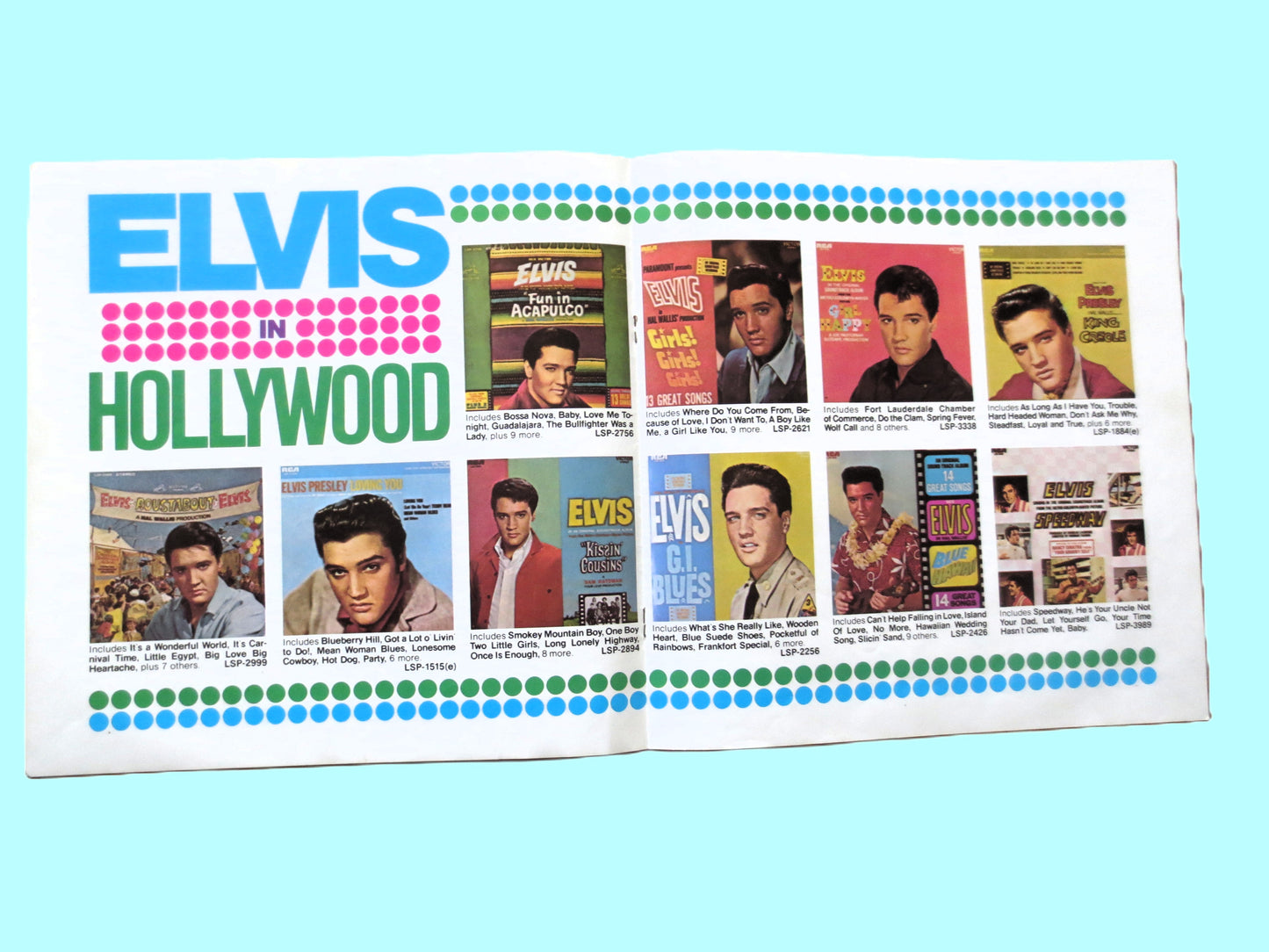 ELVIS PRESLEY, Elvis In Hollywood, with Photo Album, 1977 Record, Vinyl Lp