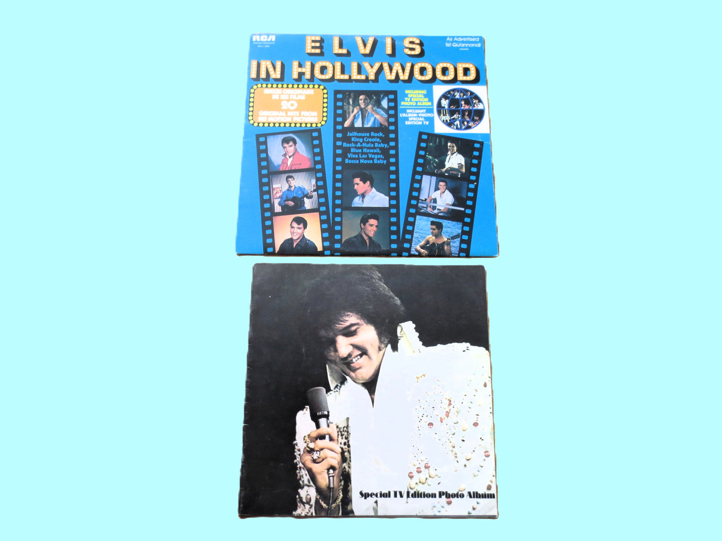 ELVIS PRESLEY, Elvis In Hollywood, with Photo Album, 1977 Record, Vinyl Lp
