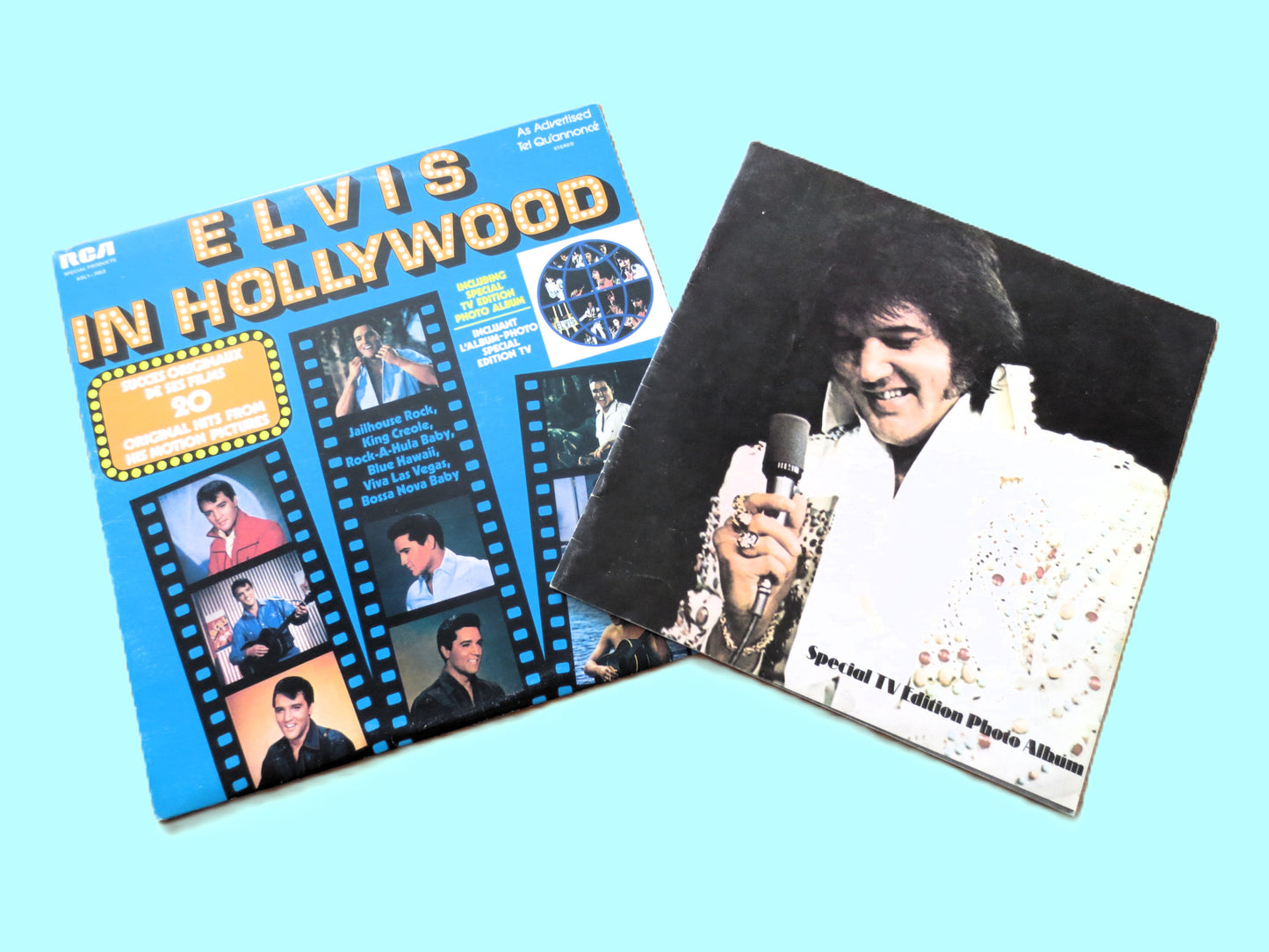 ELVIS PRESLEY, Elvis In Hollywood, with Photo Album, 1977 Record, Vinyl Lp