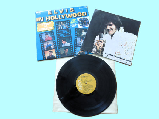 ELVIS PRESLEY, Elvis In Hollywood, with Photo Album, 1977 Record, Vinyl Lp