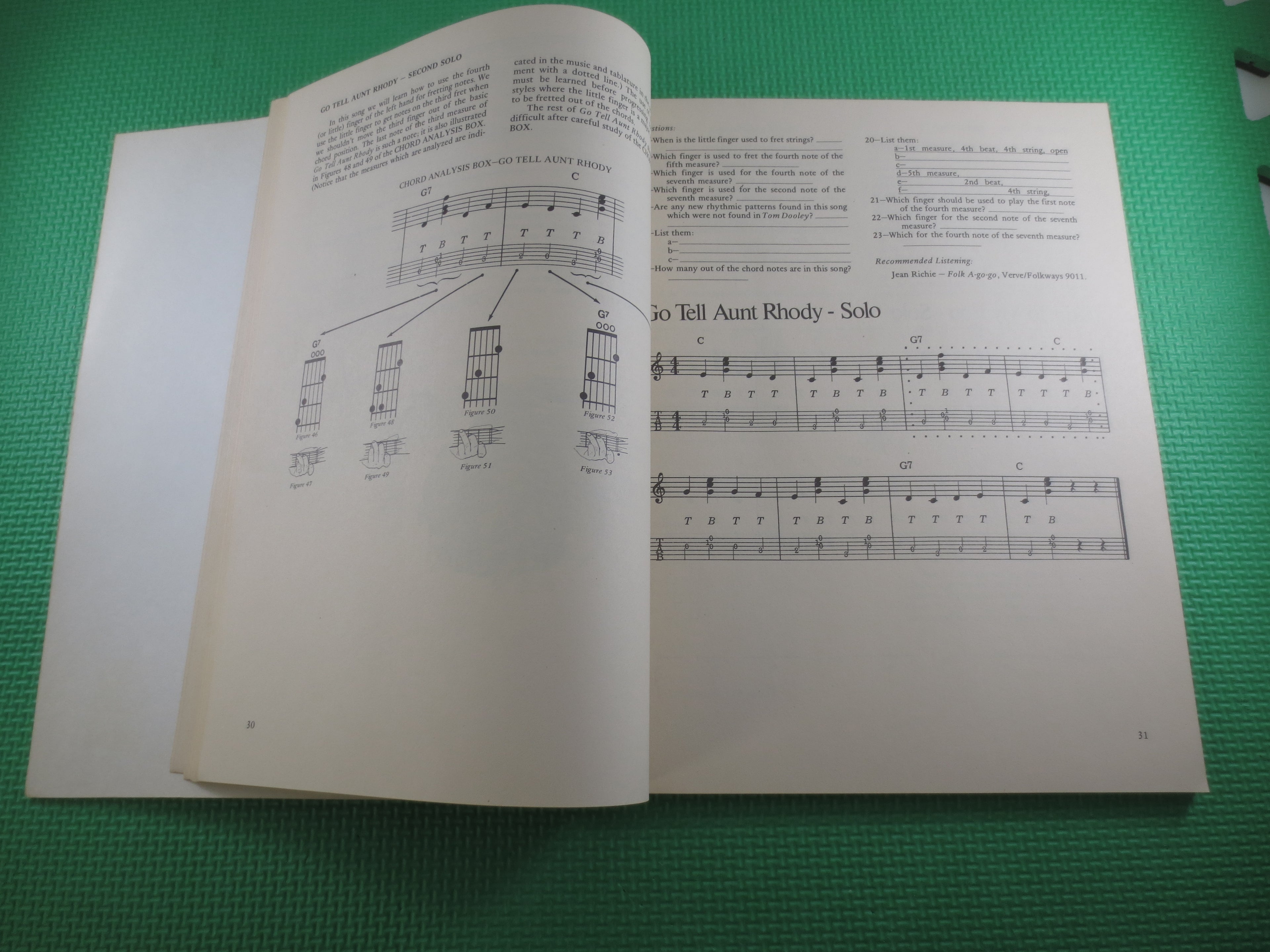 Teach Yourself Guitar – Sheet Music Instruction Book (1971)