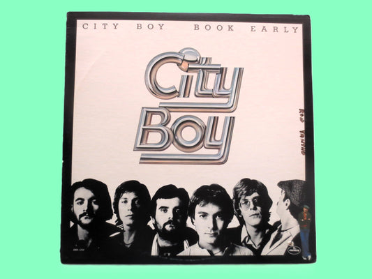 CITY BOY, Book Early, Vintage Album, 1978 Record, Vinyl Lp