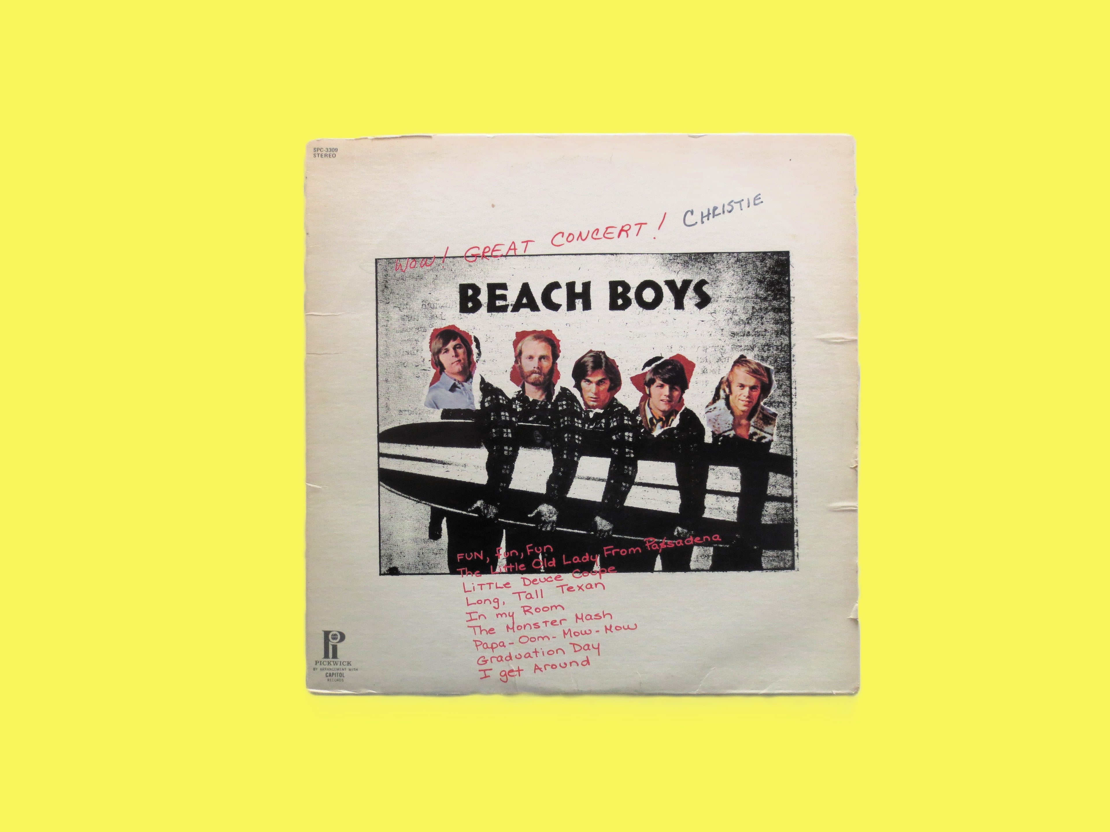 The Beach Boys – Wow! Great Concert! (1972) Vinyl LP