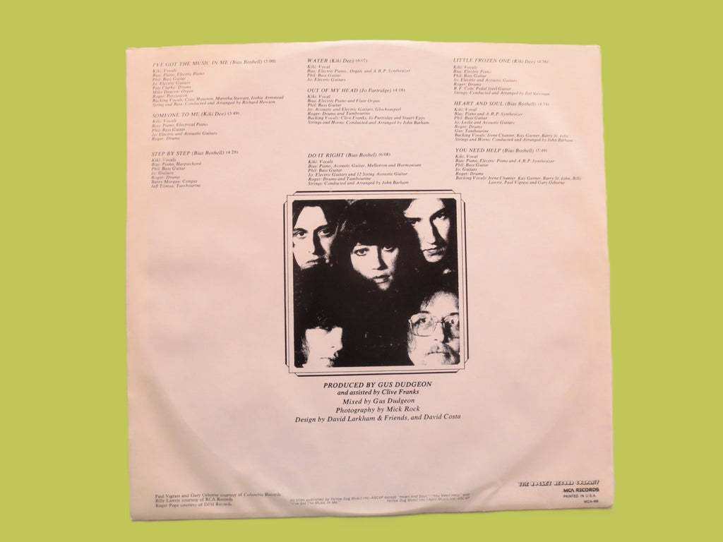 Kiki Dee Band – I've Got the Music in Me (1974) Vinyl LP
