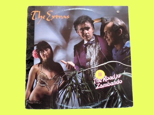 The EXTRAS, The Road to Zambando, Vintage Album, 1982 Record, Vinyl Lp