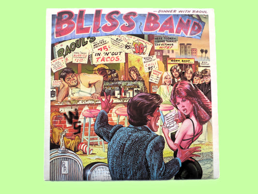 The BLISS BAND, Dinner with Raoul, Vintage Album, 1978 Record, Vinyl Lp