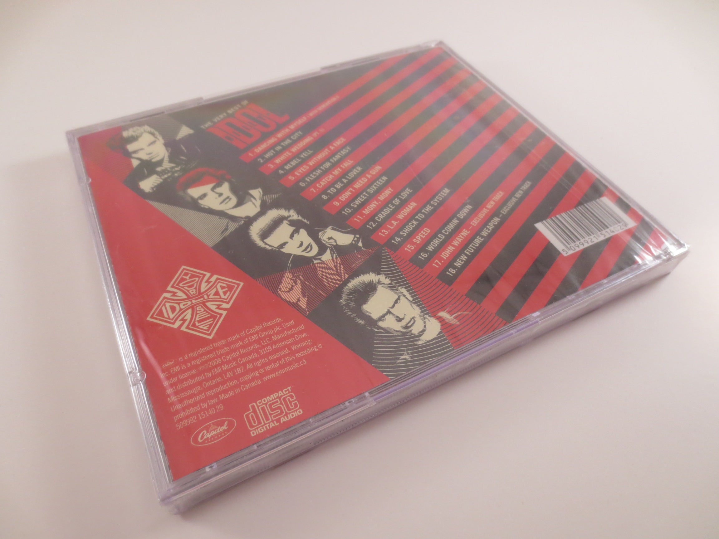 Billy Idol – Greatest Hits (Factory Sealed) CD