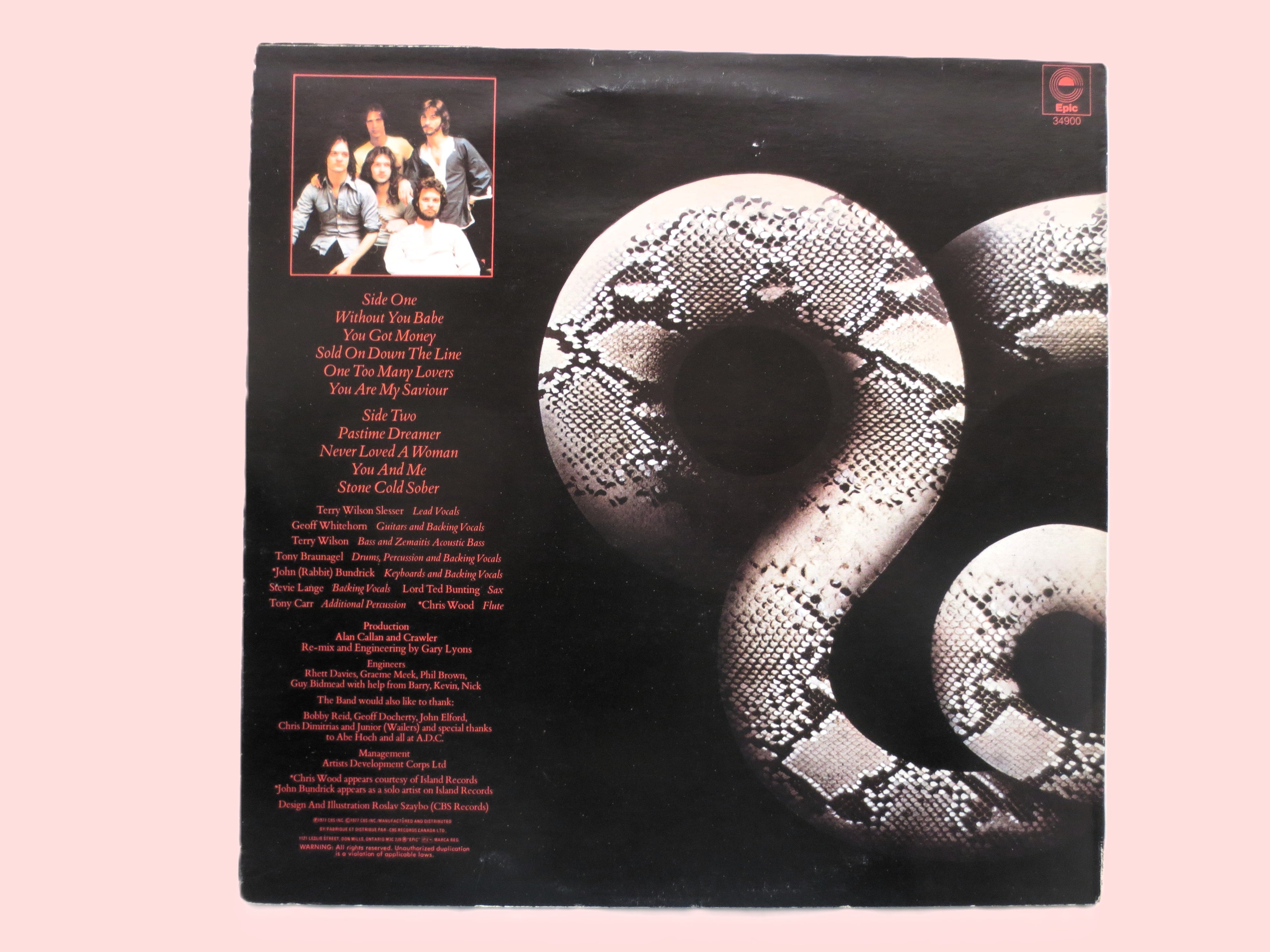 Crawler – Crawler (1977) Vinyl LP