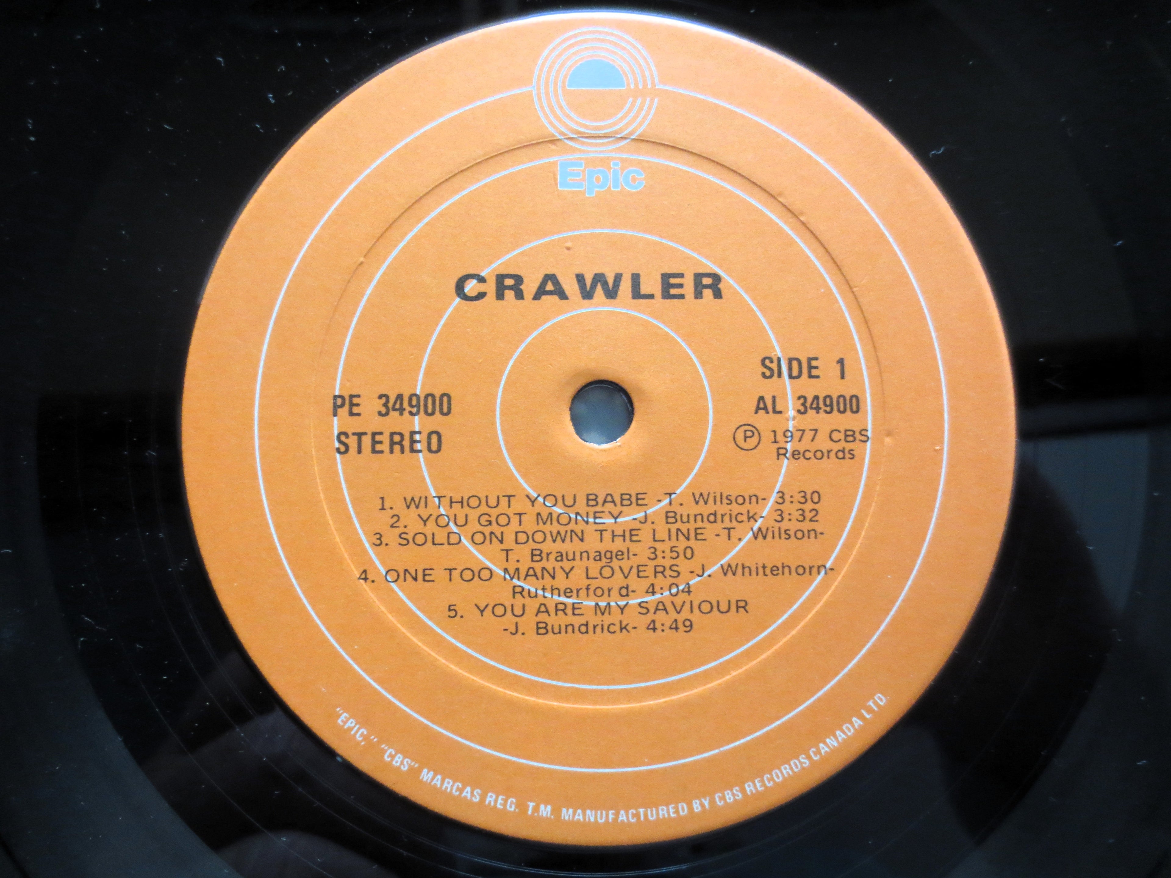 Crawler – Crawler (1977) Vinyl LP